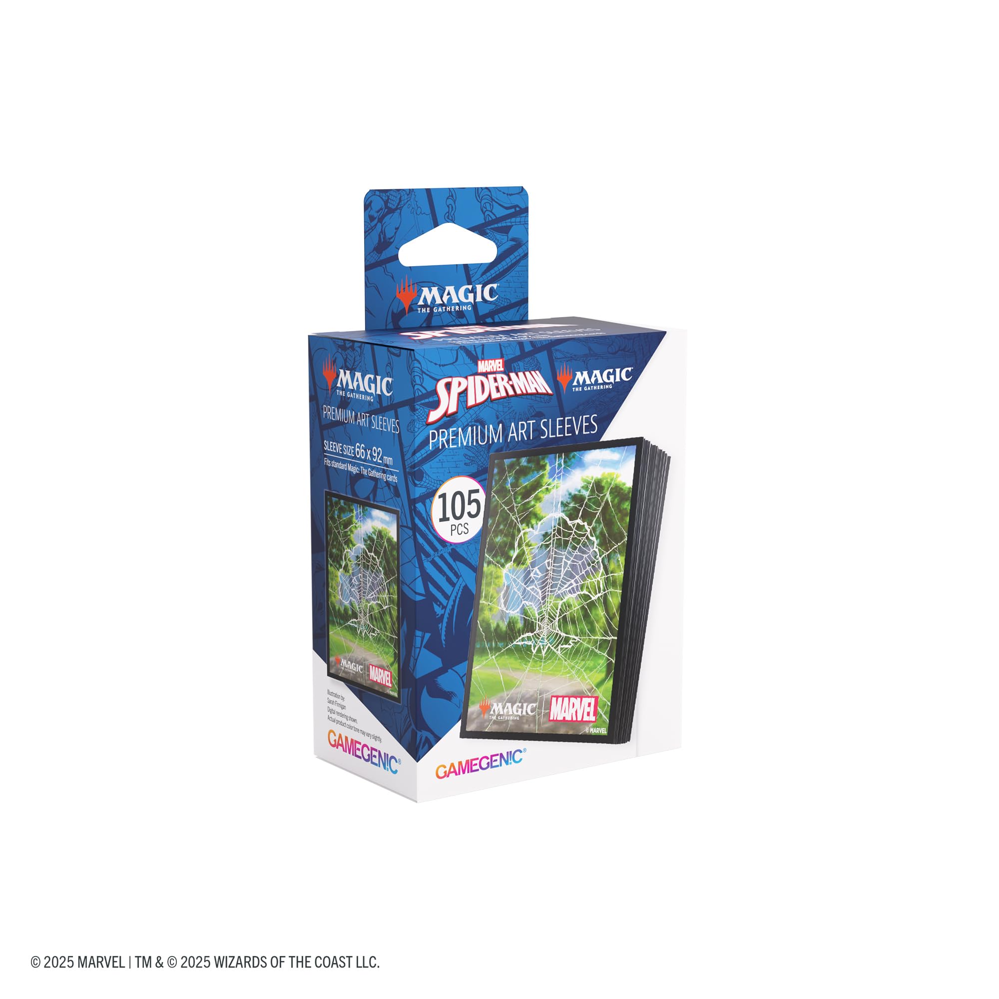 Gamegenic Premium Art Sleeves - Spider-Man Forest | Matte Back, Clear Front | 105 Count 6