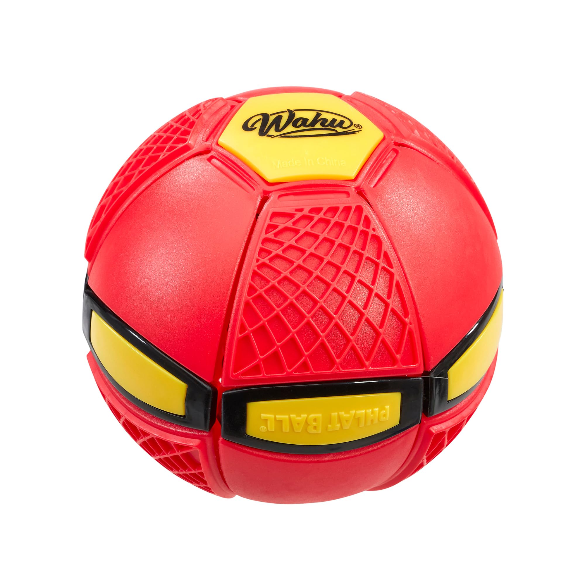 Goliath Phlat Ball Junior Transforming Sports Toy - Red | Ages 6+ | Converts Disc to Ball