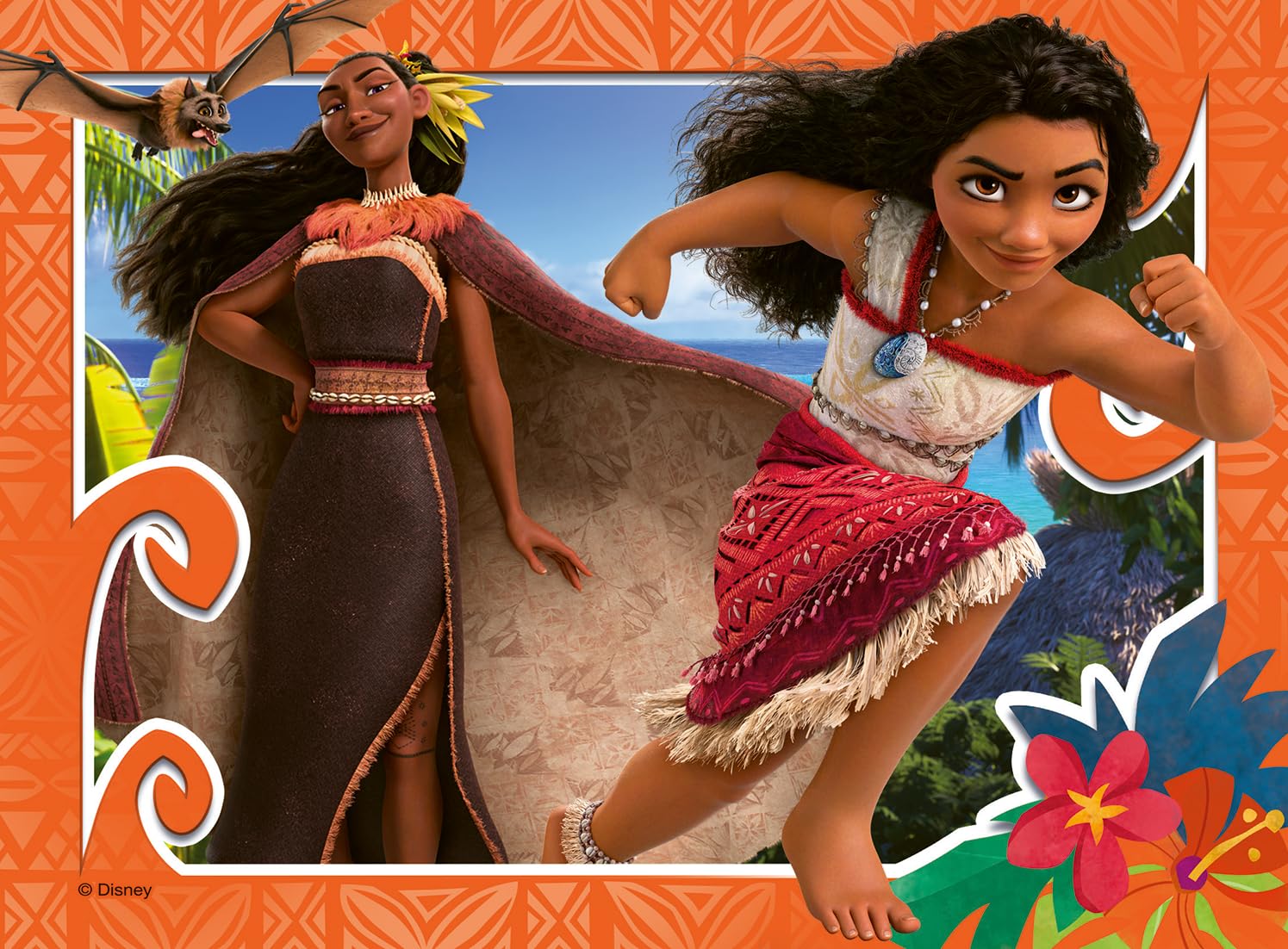 Ravensburger Disney Moana 2 Jigsaw Puzzles Set for Kids Age 3+ | 12, 16, 20, 24 Pieces 4