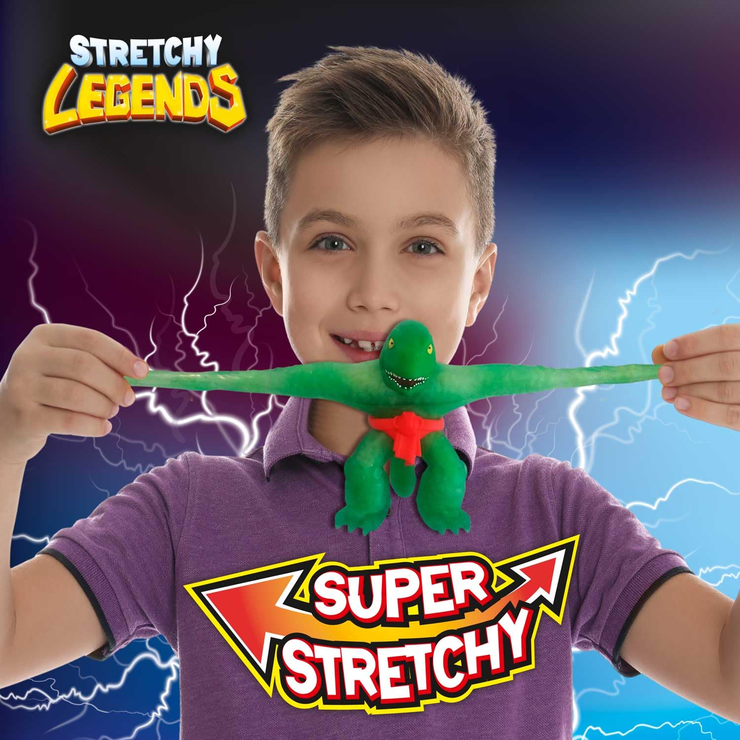 Stretchy Legends D'Molition Stretchy Superhero Figure for Kids 3+ 4
