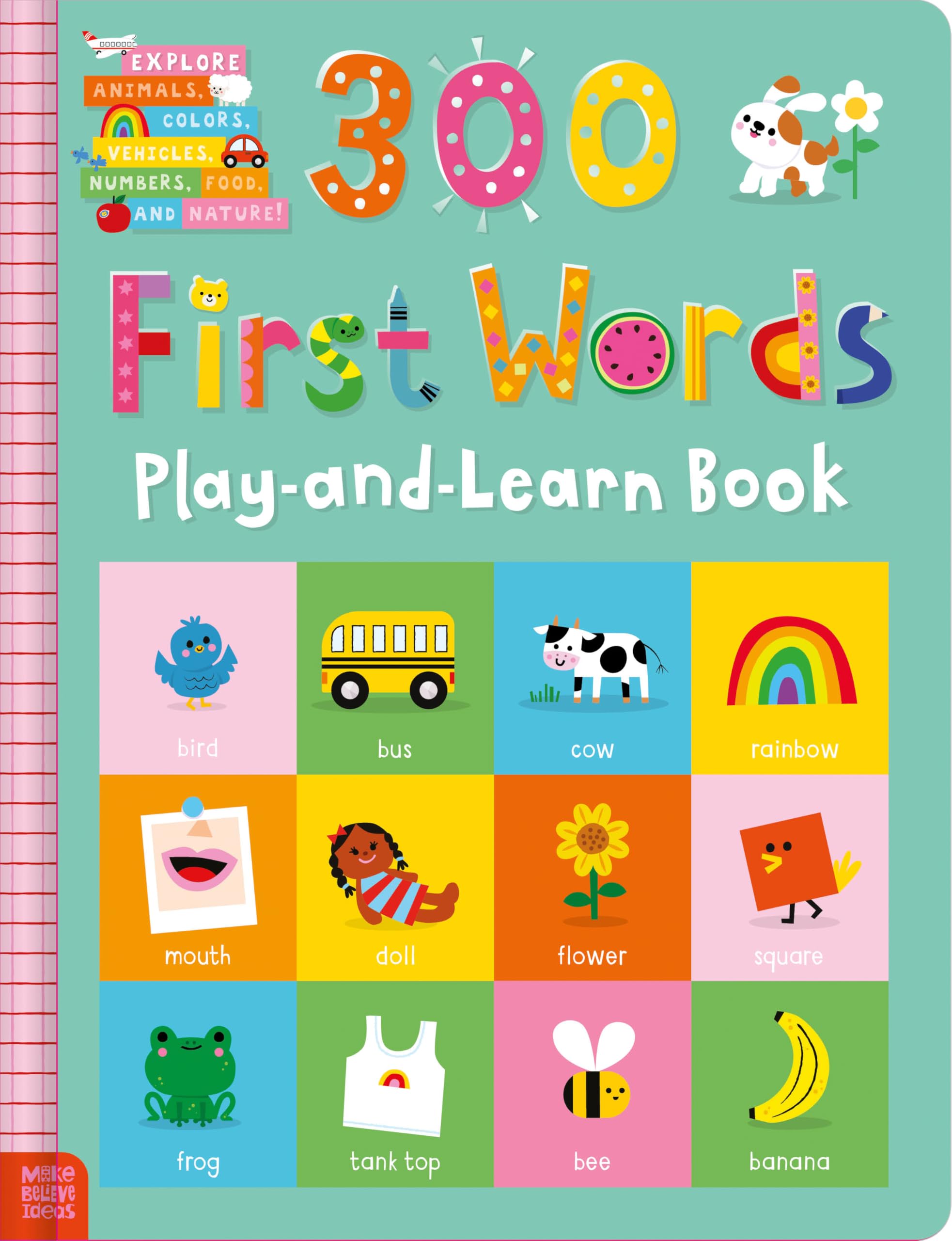 Make Believe Ideas 300 First Words Sound Book | Board Book | English Language