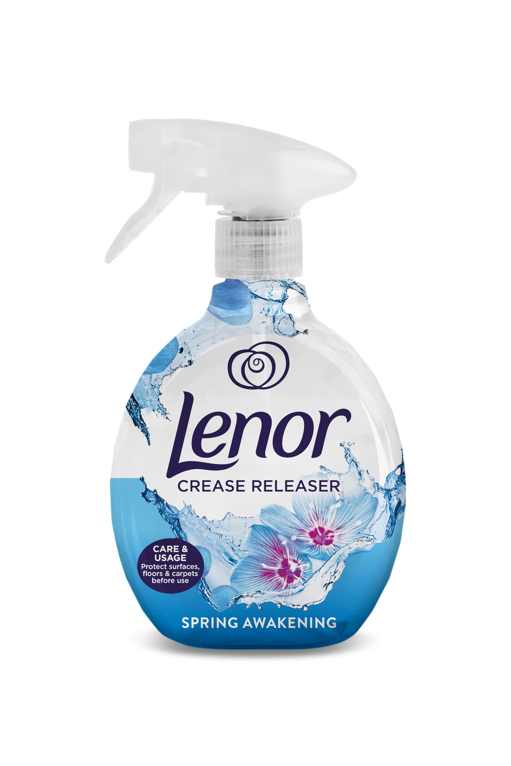 Lenor Crease Releaser Spring Awakening Fabric Spray - Reduces Creases & Static | 500 ml