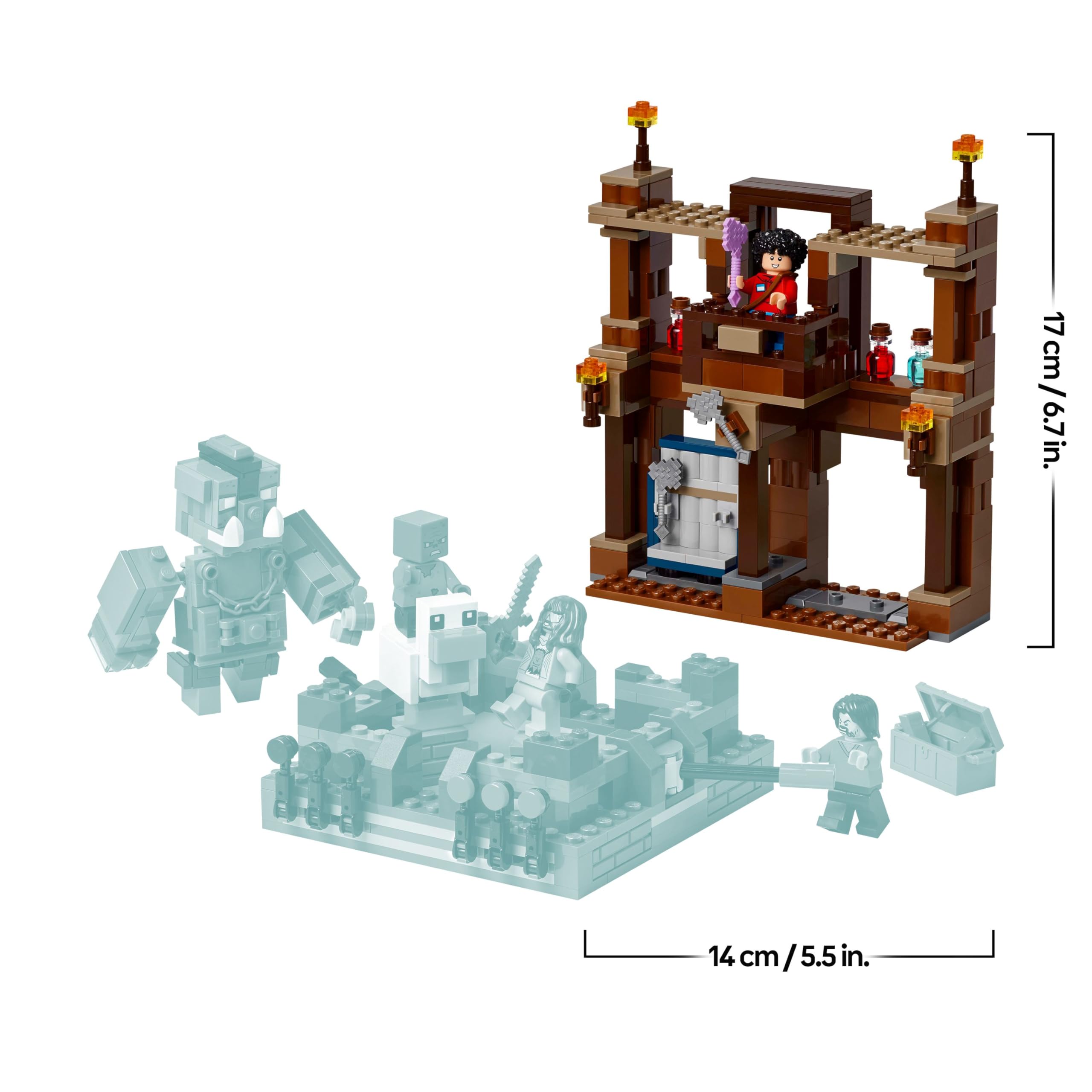 LEGO Minecraft Woodland Mansion Fighting Ring Building Set 21272 | Ages 10+ 8