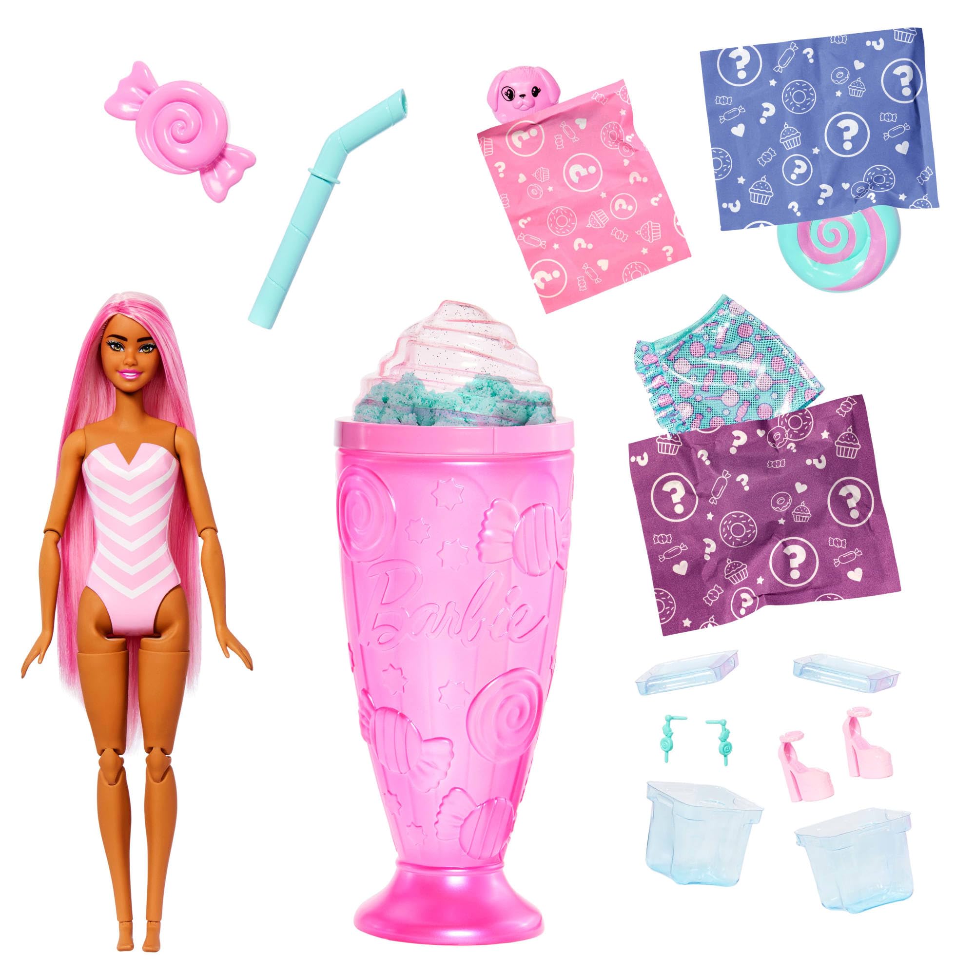 Barbie Pop Reveal Series Fashion Doll & Accessories Set - Treat Series, Sweet Swirl | 8 Surprises 4