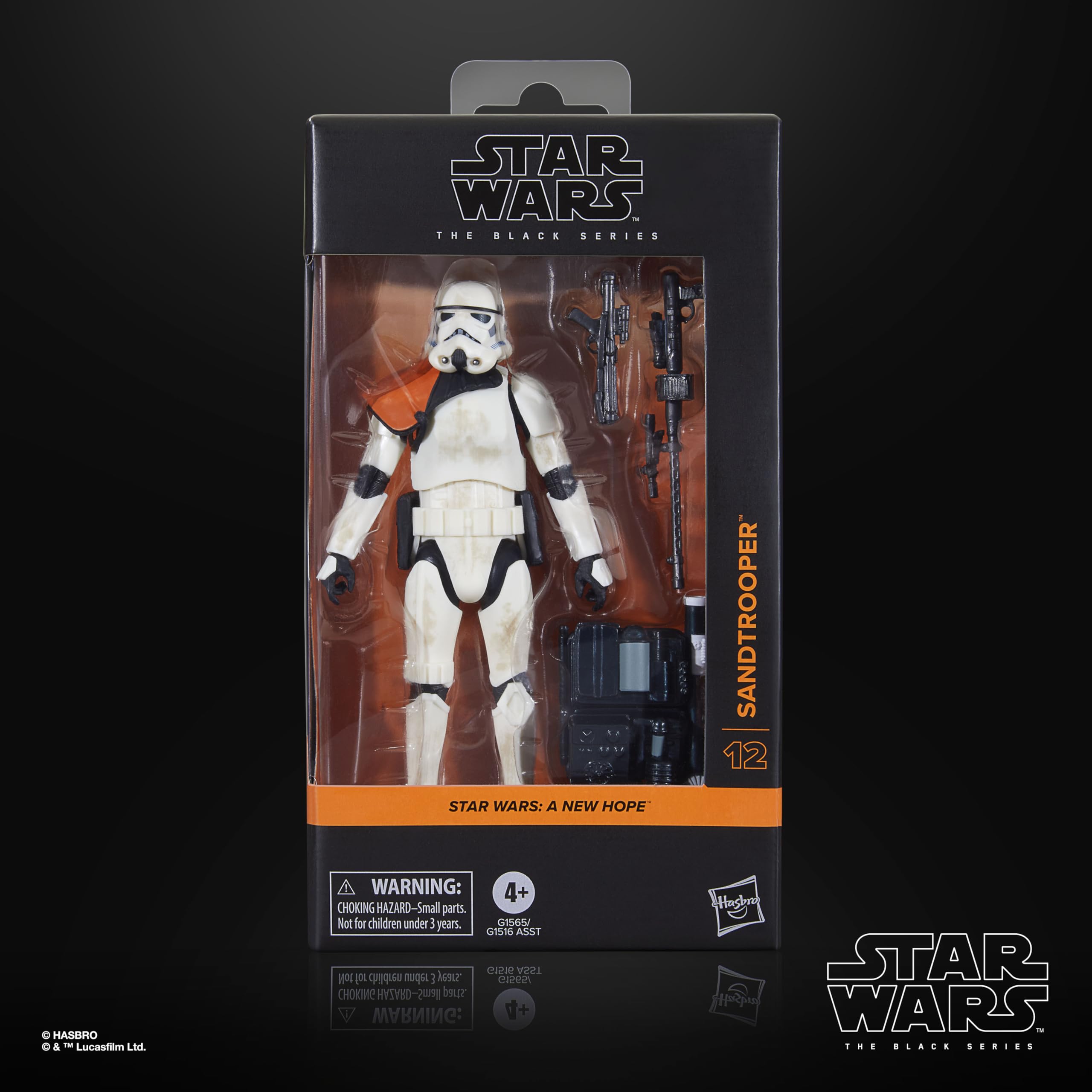 Star Wars The Black Series Sandtrooper - 15 cm Figure | A New Hope Collectible | Hasbro