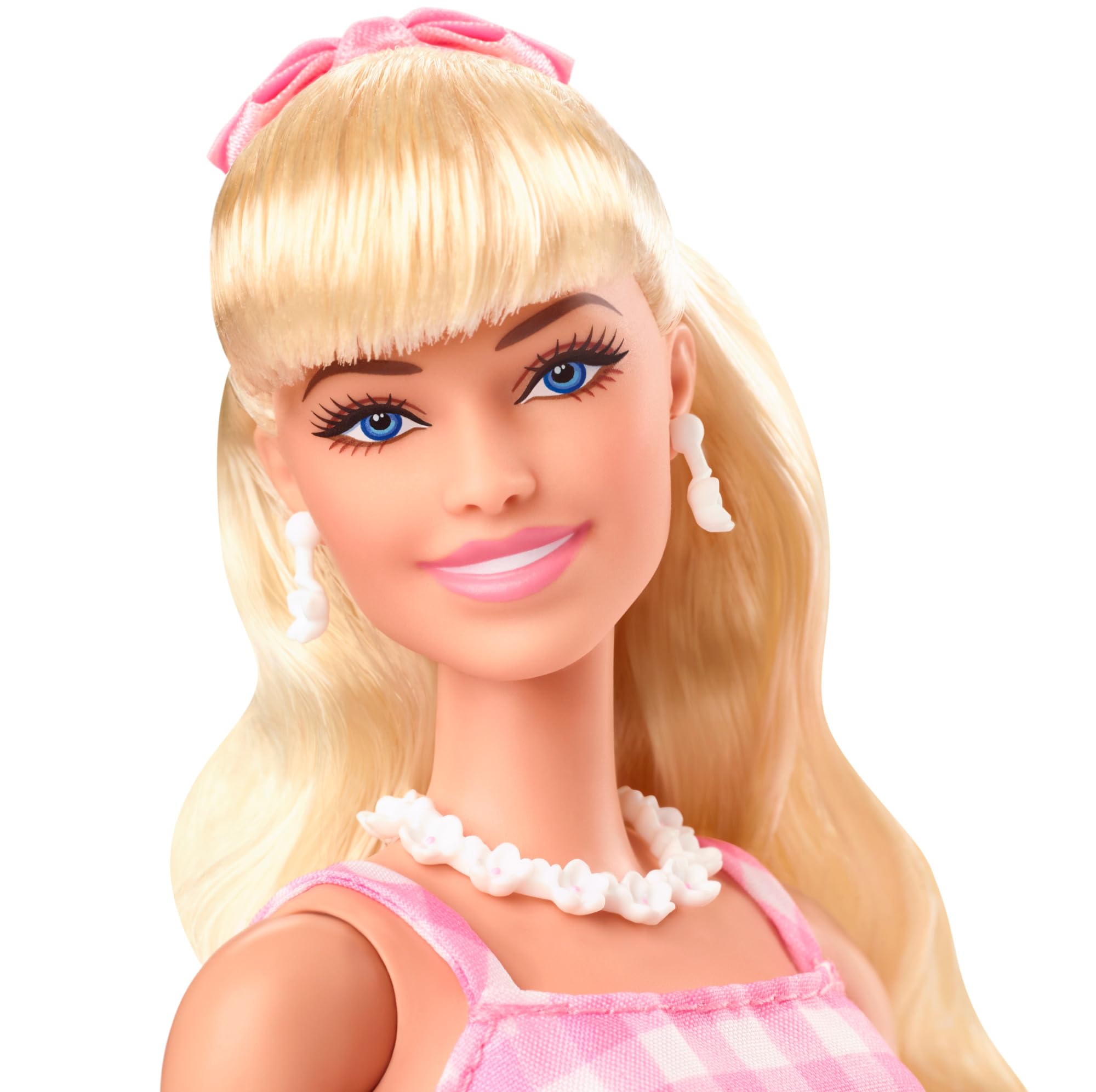 Barbie Signature - Barbie The Movie Doll (HPJ96) | Pink Gingham Dress | Multicolor Plastic 3