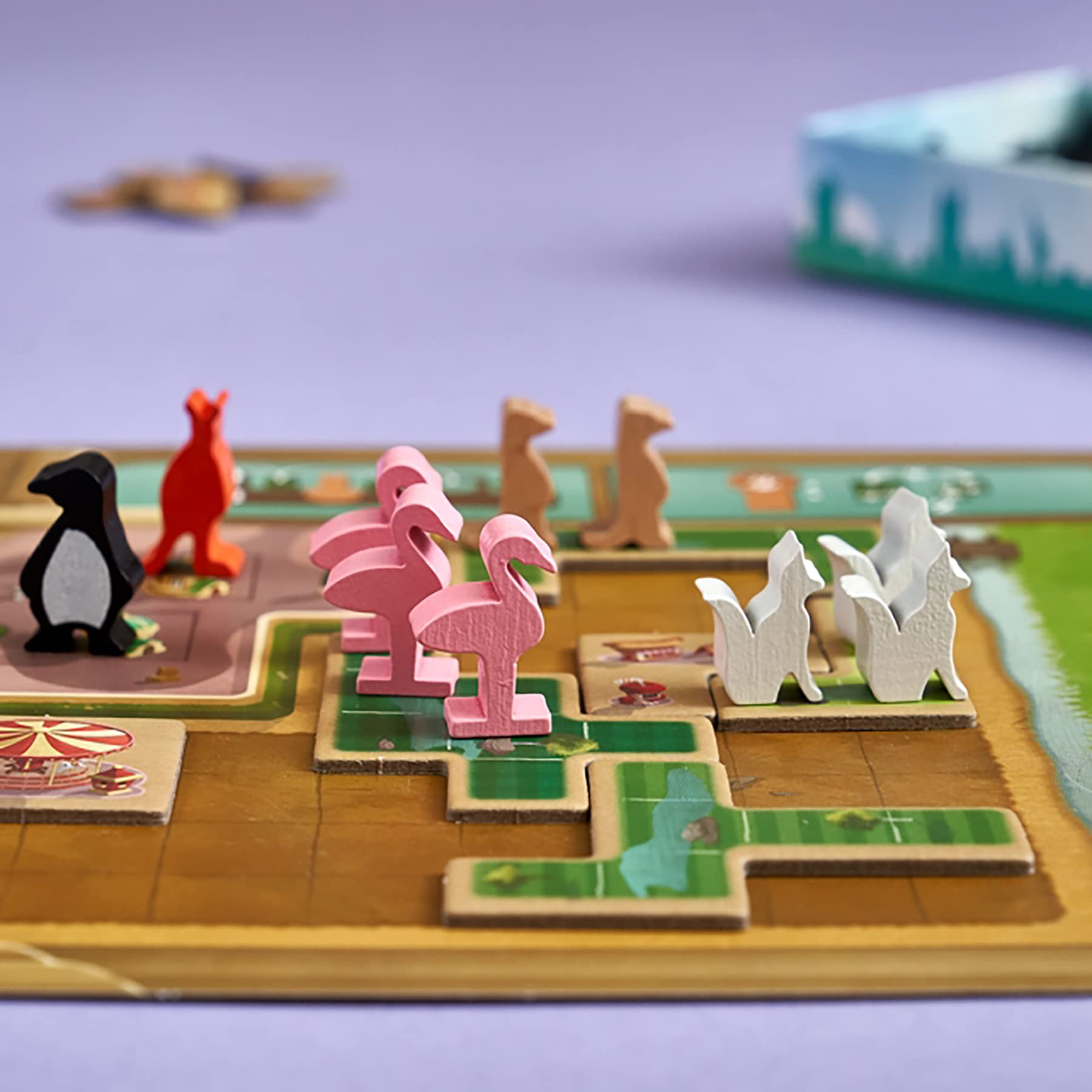 Capstone Games New York Zoo Board Game | Strategy | 1-5 Players | 30 Min Playtime 4