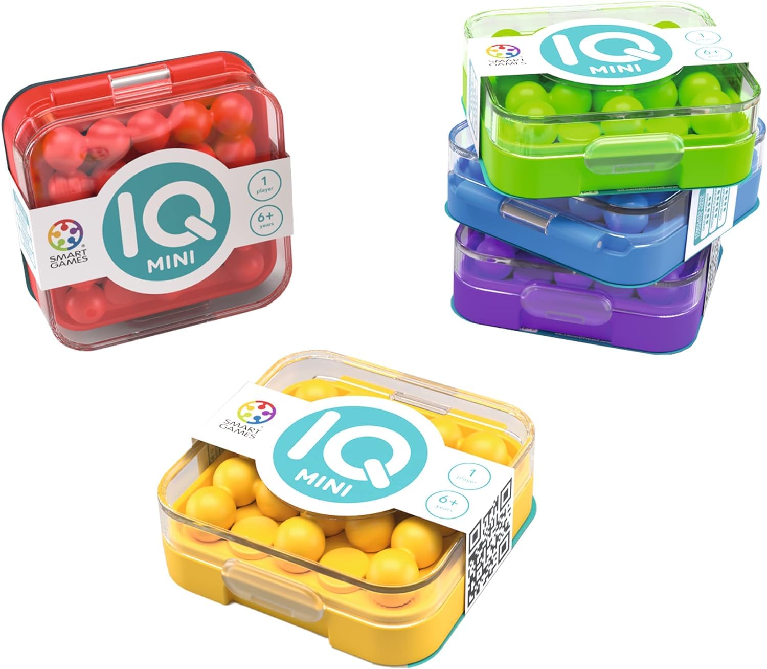 SmartGames IQ Mini Puzzle Game | Portable Travel Size | Logic & Problem Solving | Unisex Children 1