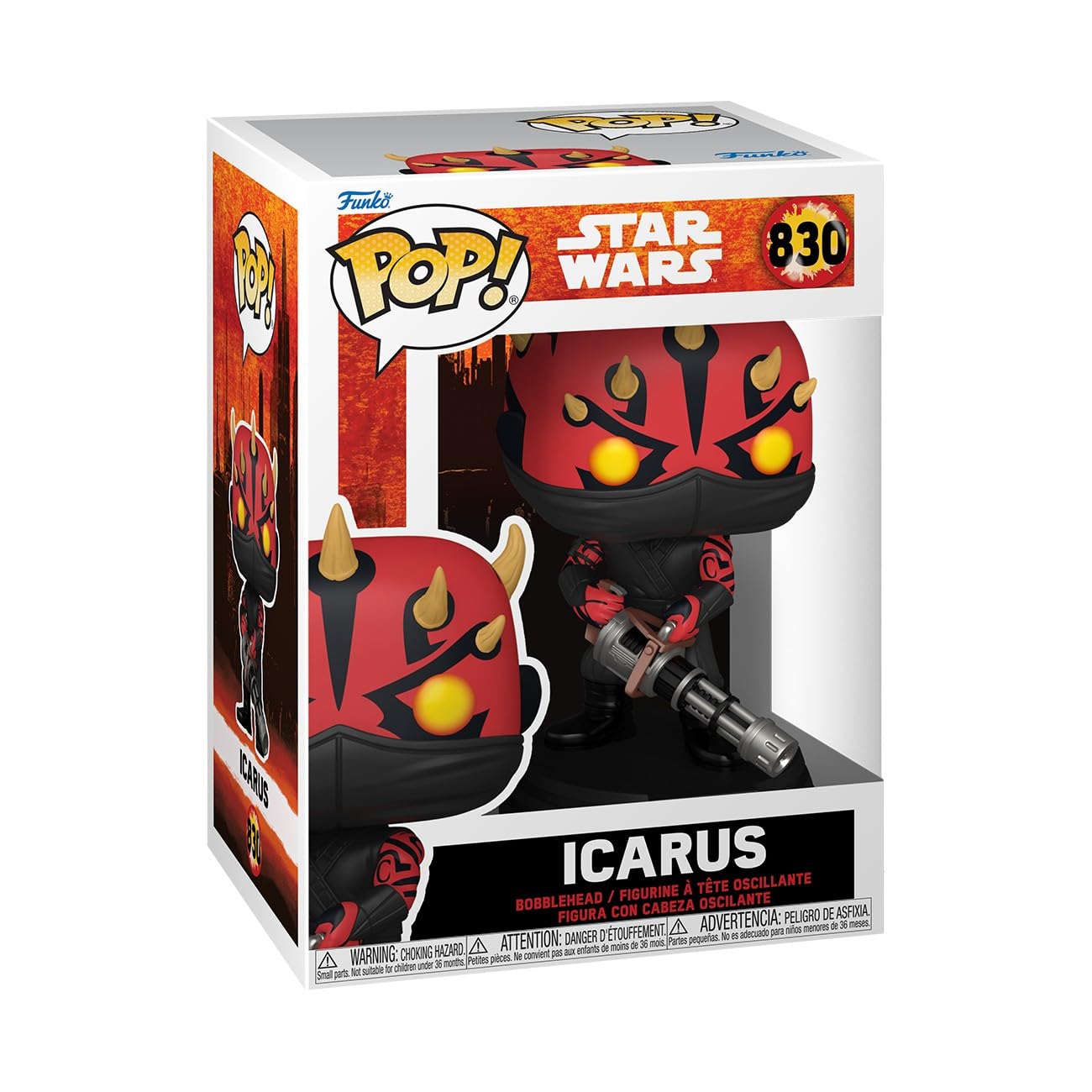 Funko Star Wars: Maul - Shadow Lord - Icarus Chibi Vinyl Figure | 3.75 Inch | Vinyl 1