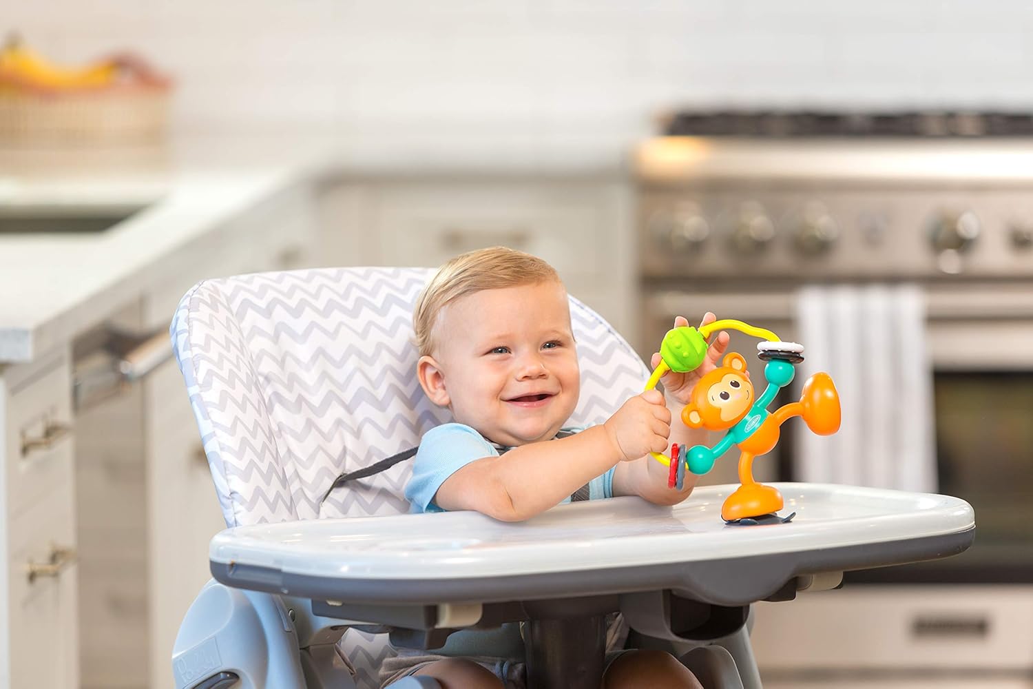 Infantino Stick and Spin High Chair Pal - Twisting Activity Toy for 6 Months+ 3