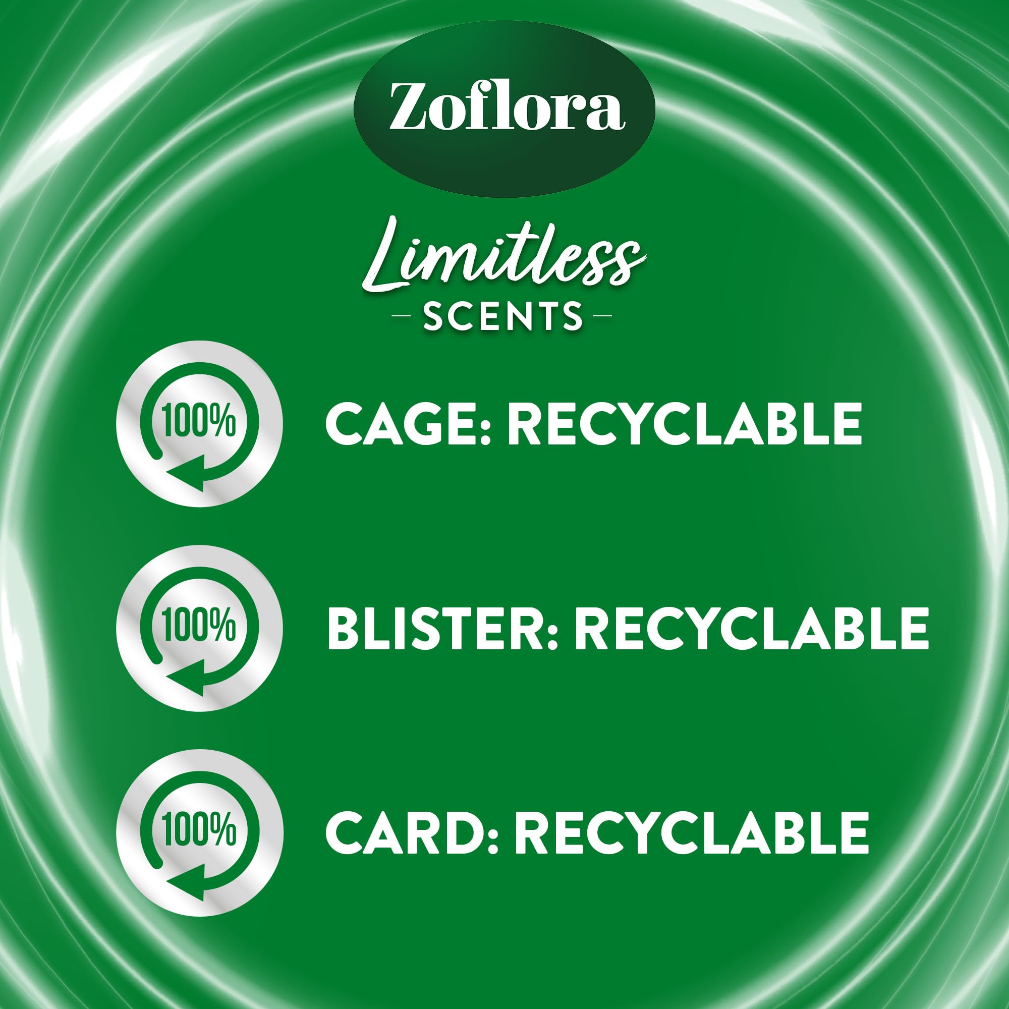 Zoflora Rim Blocks Freesia & Jasmine - Lasts Up to 200 Flushes | Active Power Foam 6