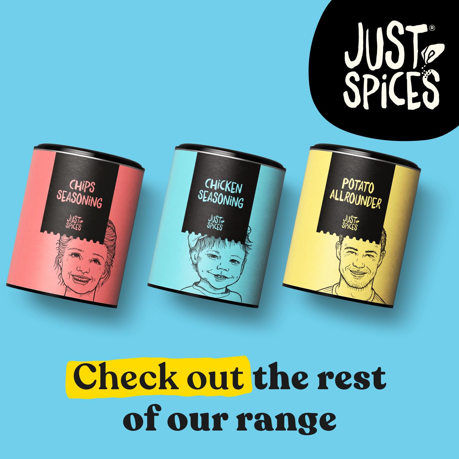 Just Spices Chips Seasoning - Crispy Finish for Chips & Wedges | 85g 6