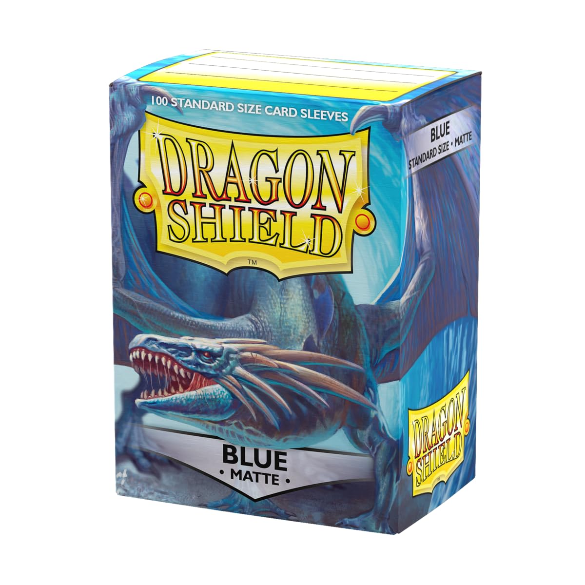 Dragon Shield Matte Standard Size Sleeves - 100 Count | Blue | Polypropylene