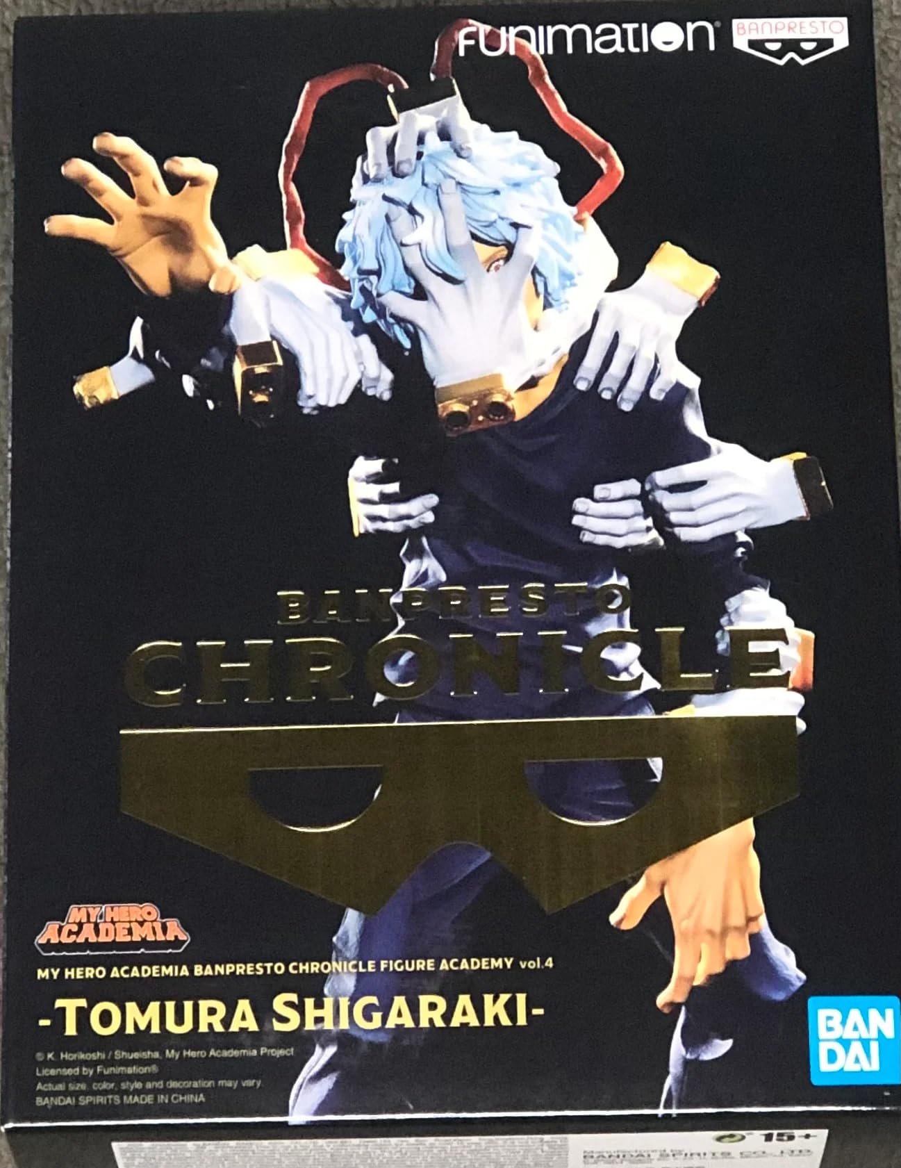 Banpresto Figurine Chronicle Academy – My Hero Academia – Tomura Shigaraki, 18 cm, PVC-Figur