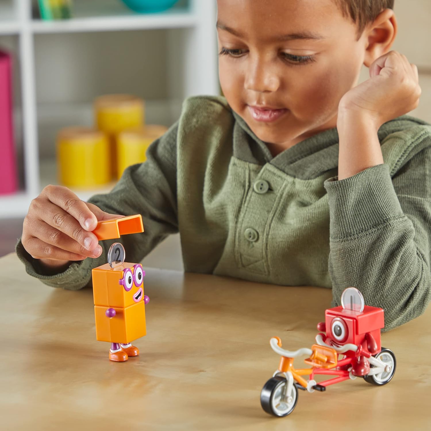Numberblocks One and Two Bike Adventure - Tandem Bike Playset for Ages 3-7 7