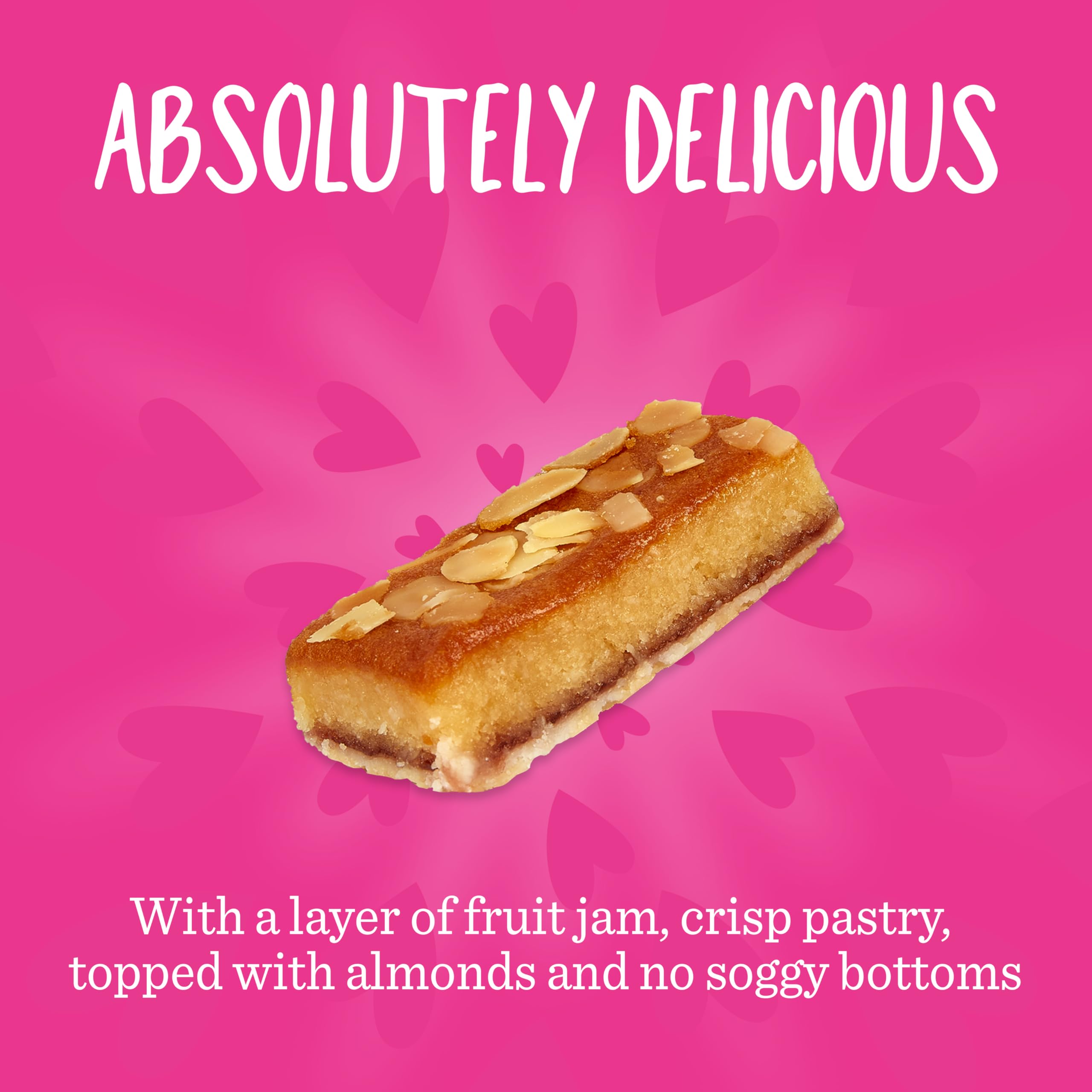 Mrs Crimbles Gluten Free Bakewell Slices - 12 Pack (3x4) | Wheat Free, Vegetarian | 600g 4