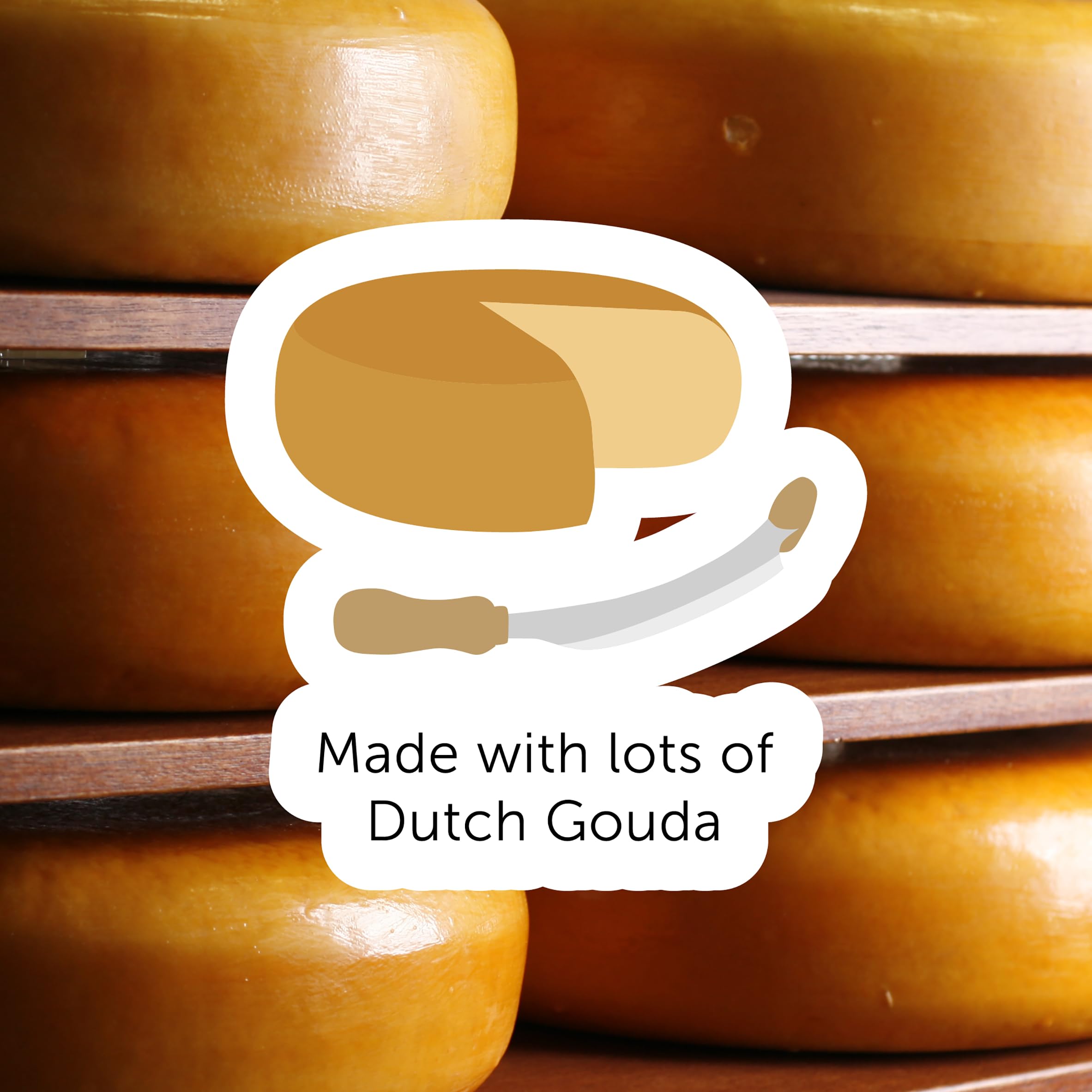 Buiteman Gouda Savoury Biscuit - Crisp Crumble Texture | 75g Pack 3