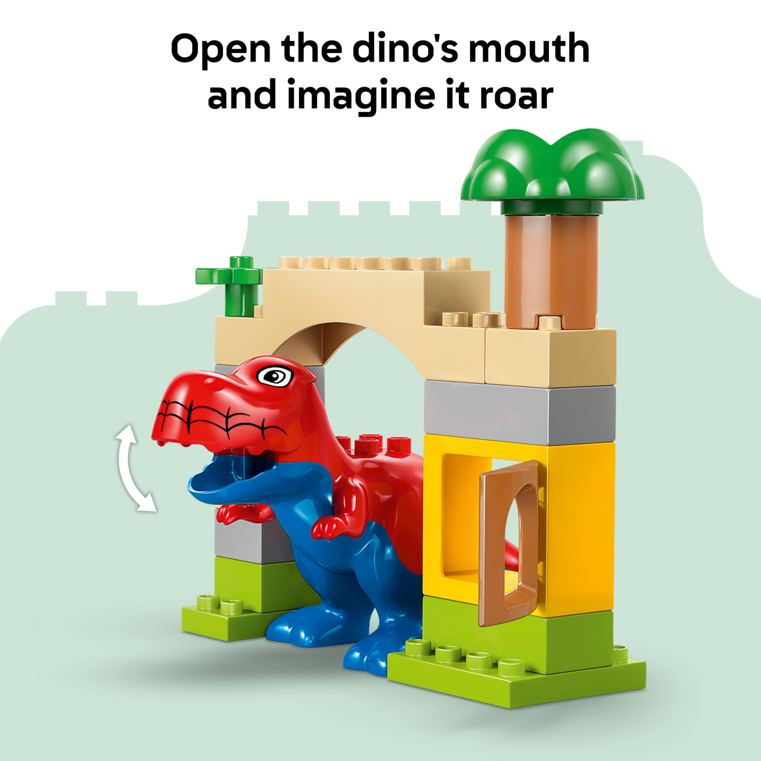LEGO DUPLO Marvel Dinosaur Spidey-Rex vs. Green Goblin Building Set | Ages 2+ 6