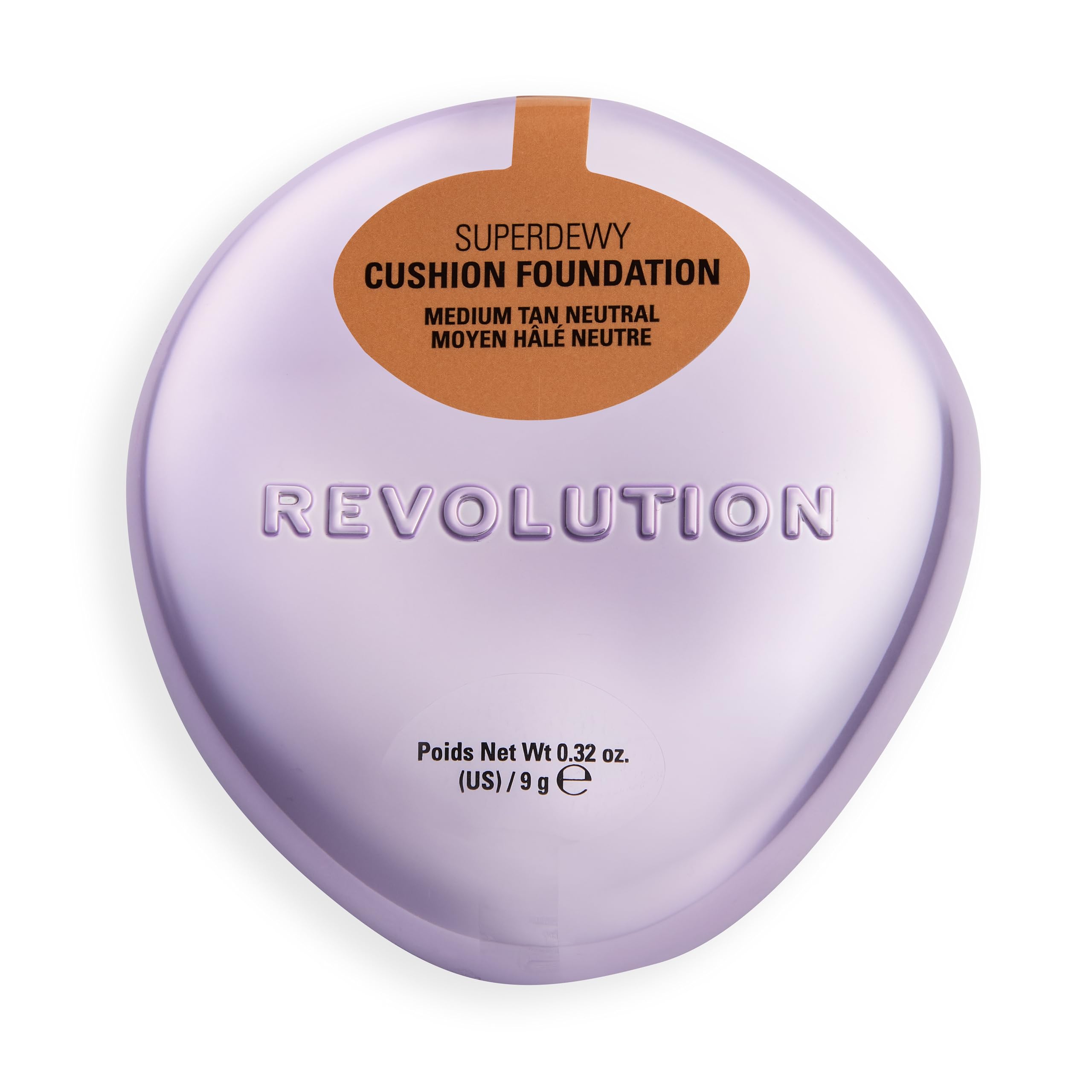 Revolution Beauty London Superdewy Cushion Foundation - Buildable Coverage | Hydrating | Medium Tan Neutral