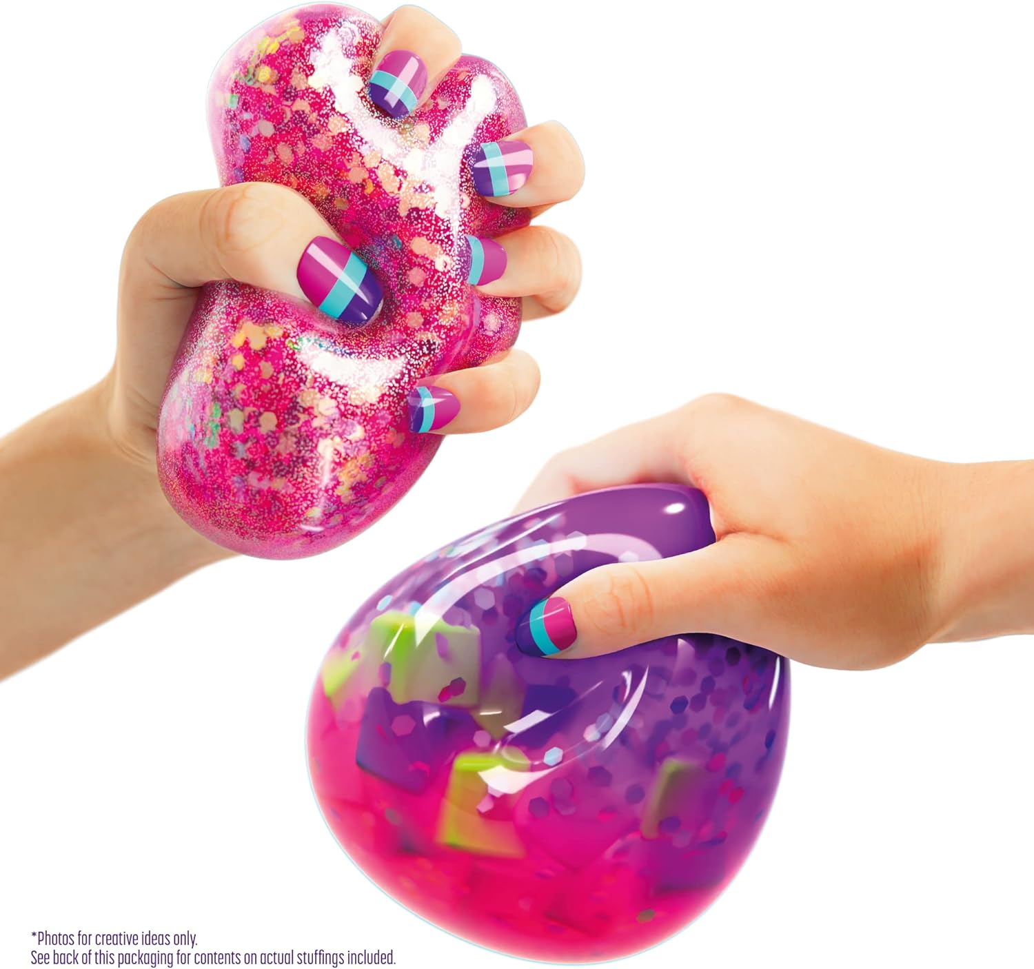John Adams Doctor Squish Squishy Maker Nachfüllpackung | DIY-Squishy-Set mit Schleimpulver, TPR-Squishies, Glitzer und Konfetti für kreatives Spielen 5