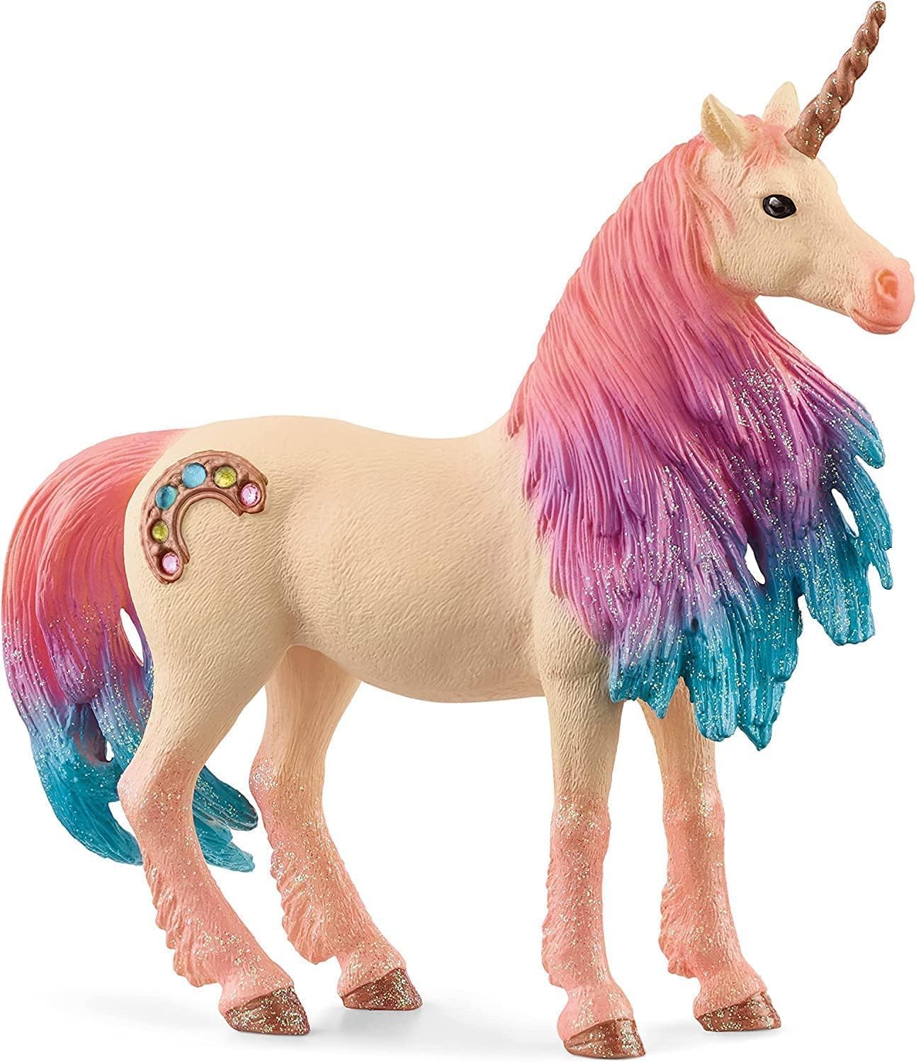 Schleich bayala Marshmallow Unicorn Mare Figurine - Piccolo Size, Multicoloured 8