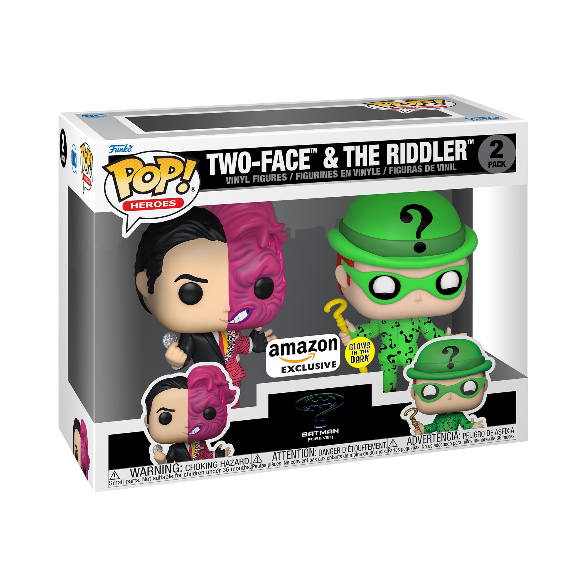 Funko Pop! Vinyl - Batman Forever Two-Face &amp; The Riddler Exclusive (62479) 6
