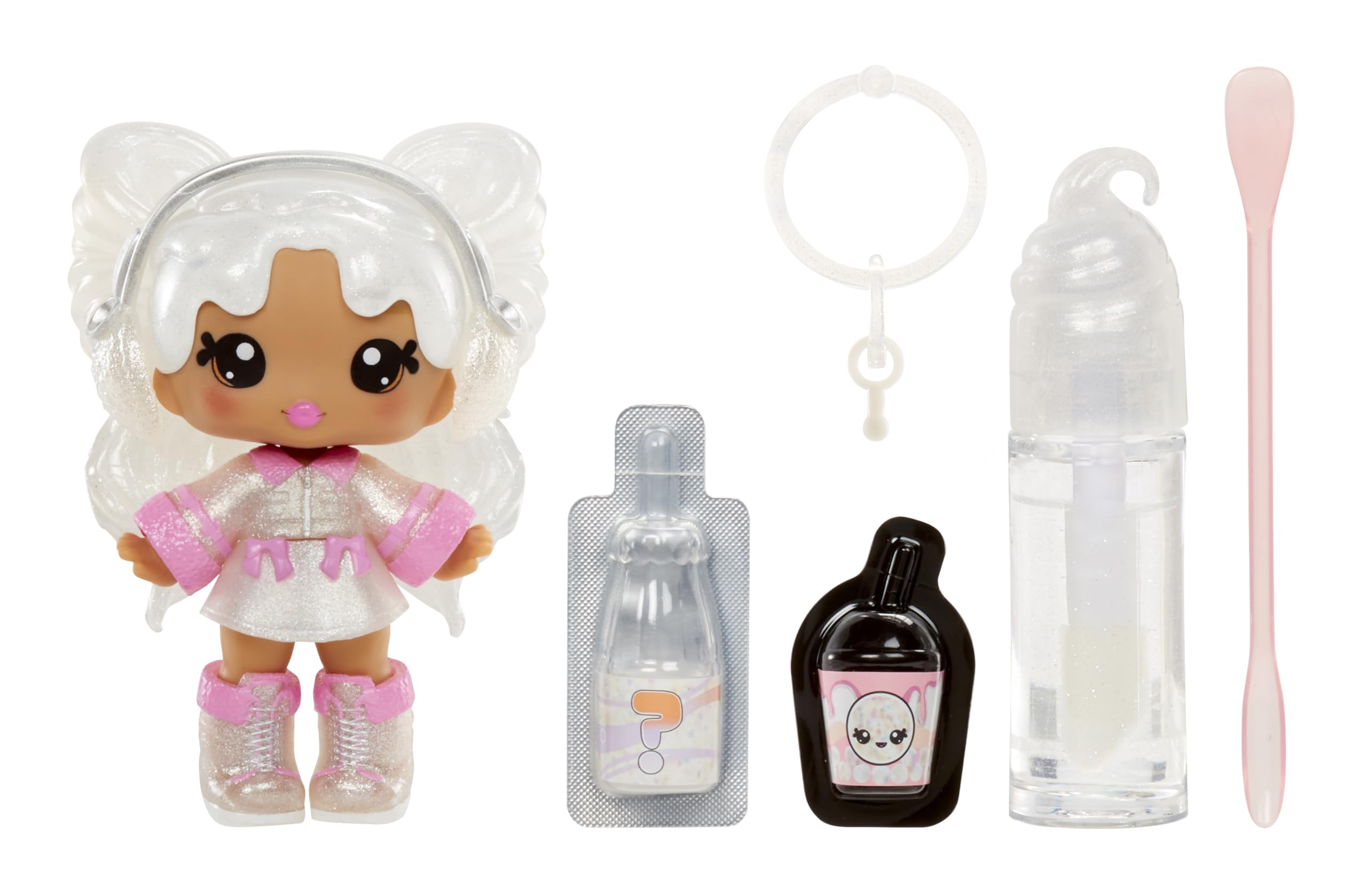 Yummiland Lipgloss-Puppe – DIY-Lipgloss-Set mit duftender Figur und individuell gestaltbarer Mode – ab 3 Jahren 3