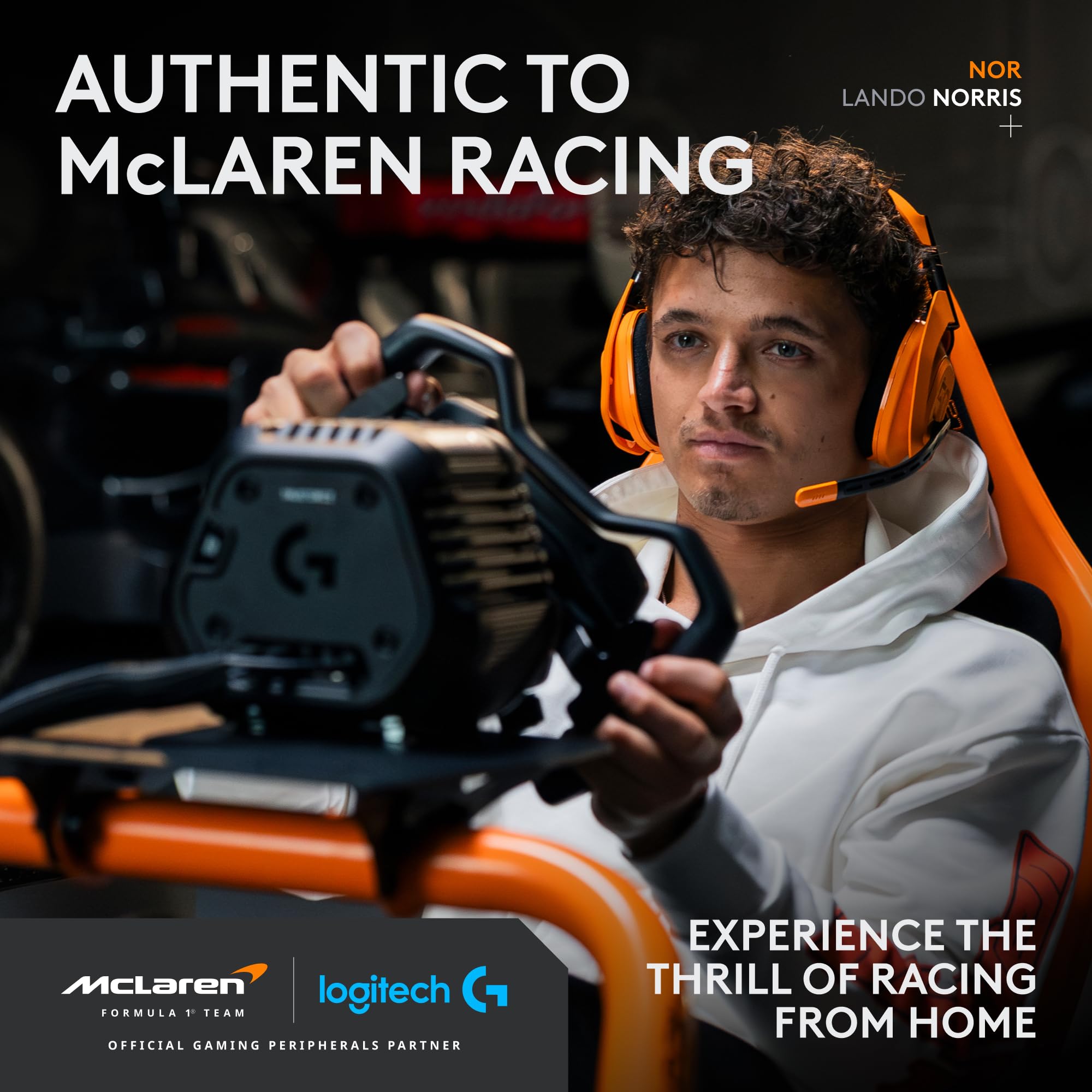 Logitech G RS Formula Wheel McLaren Racing Edition | Direct Drive Feedback | Xbox Series X & S