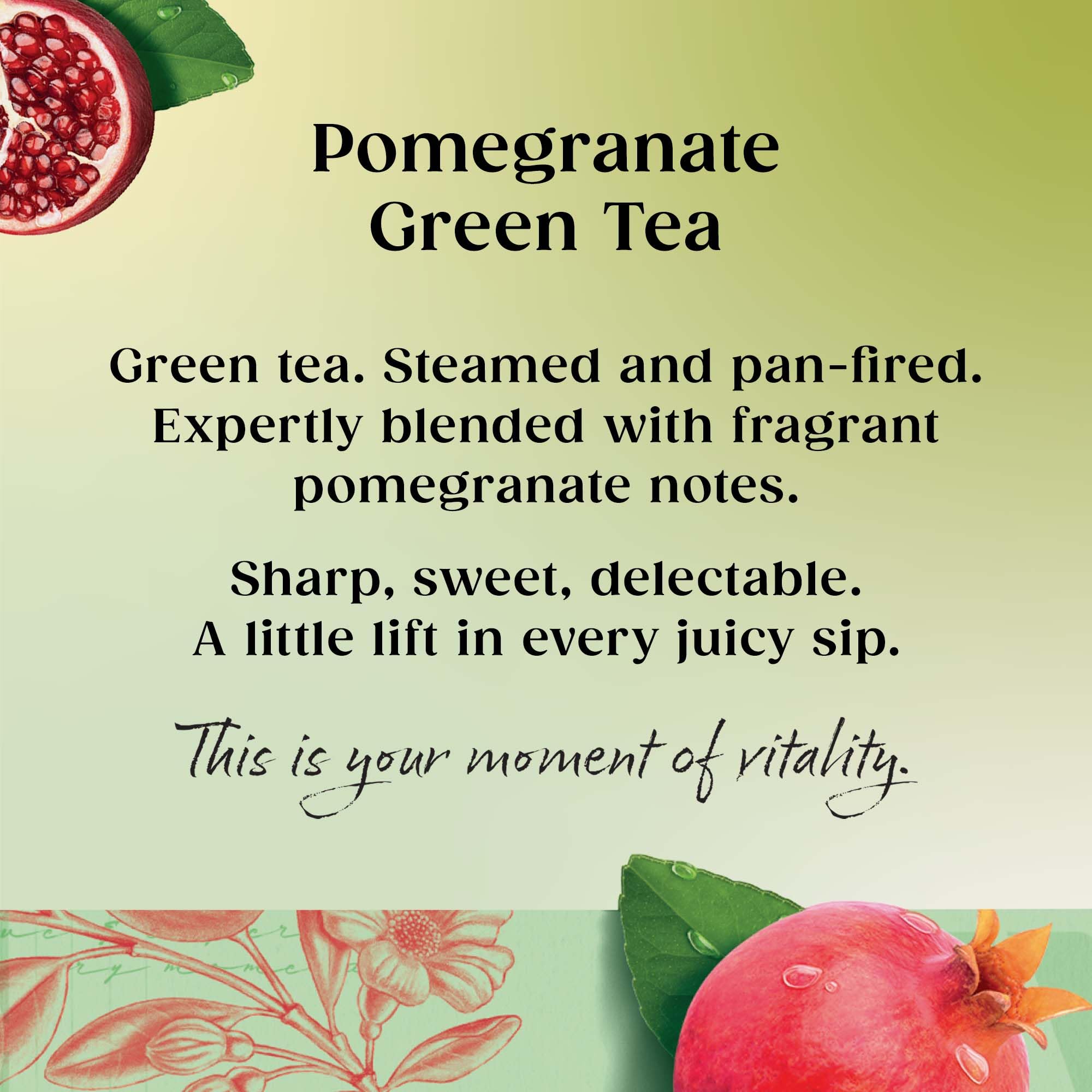 Twinings Green Tea & Pomegranate Tea Bags - 80 Count Multipack (4 x 20 Bags) 3