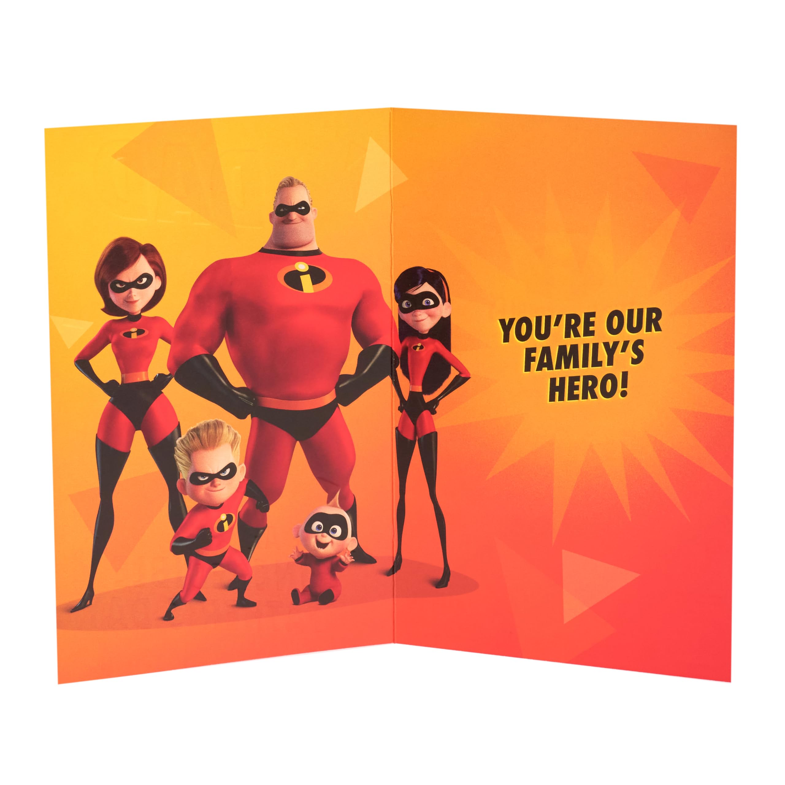 UK Greetings Father's Day Card for Dad, Grandad, Husband | Superhero Design | 14.9 x 22.9 cm