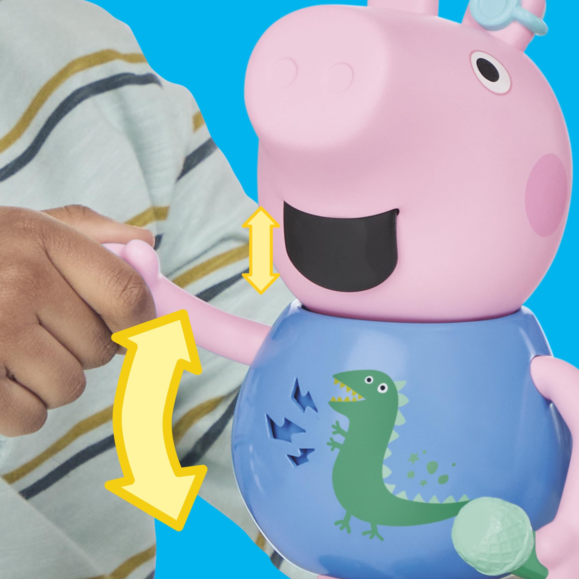 Peppa Pig Joke & Sing George 20-cm Figure - 50+ Sounds & Songs | Ages 3+ 9