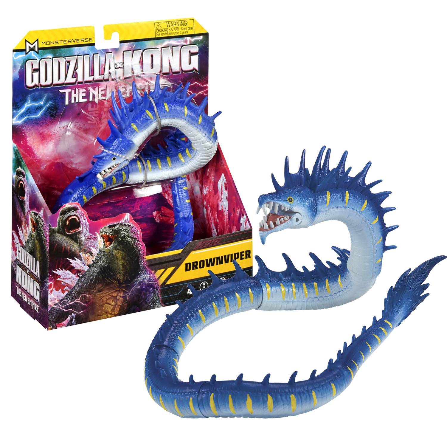 MonsterVerse Drownviper Action Figure - 6-Inch Scale | Dynamic Articulation | Ages 4+