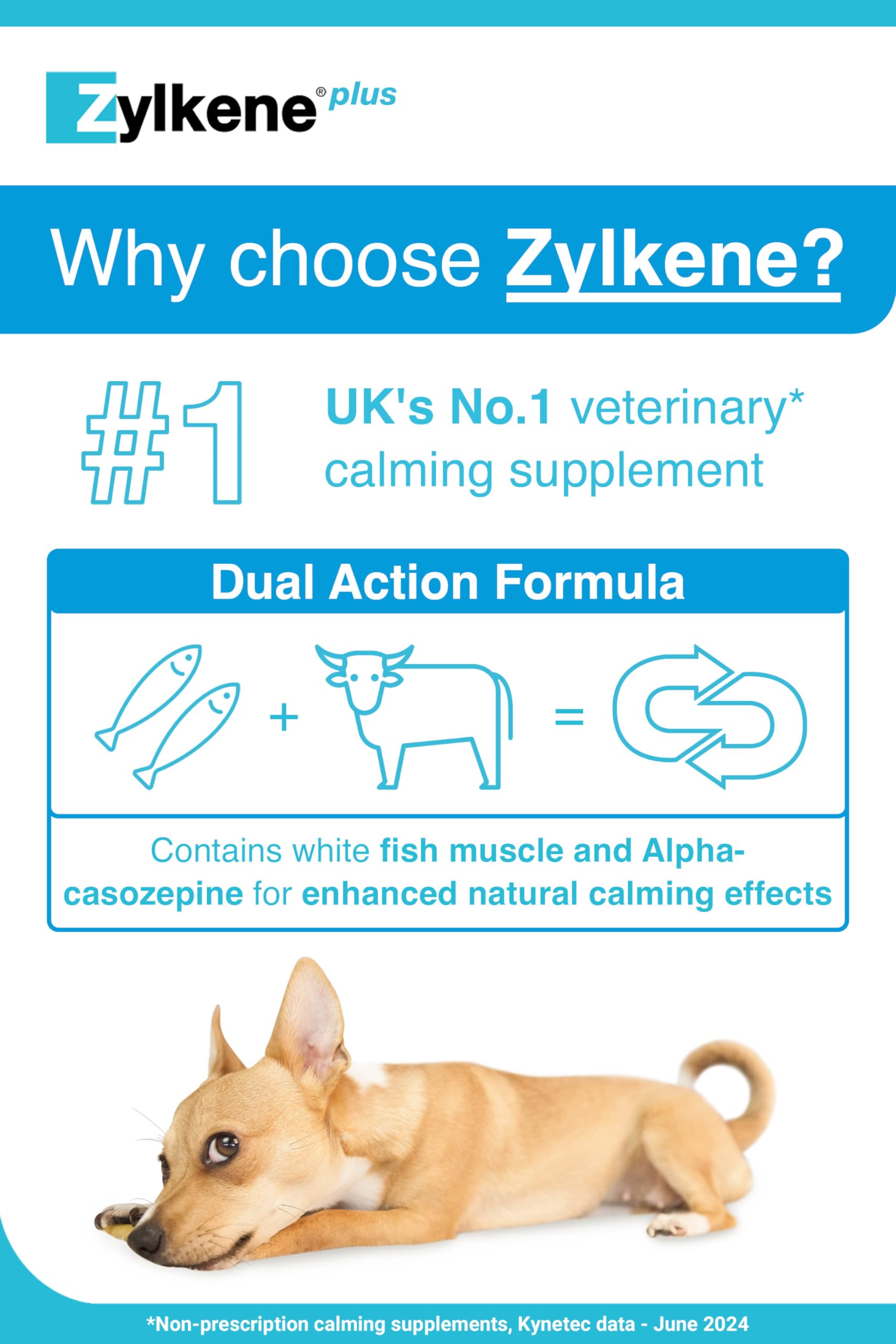Zylkene Calming Supplement for Cats & Small Dogs up to 10kg | 30 Capsules | All Life Stages