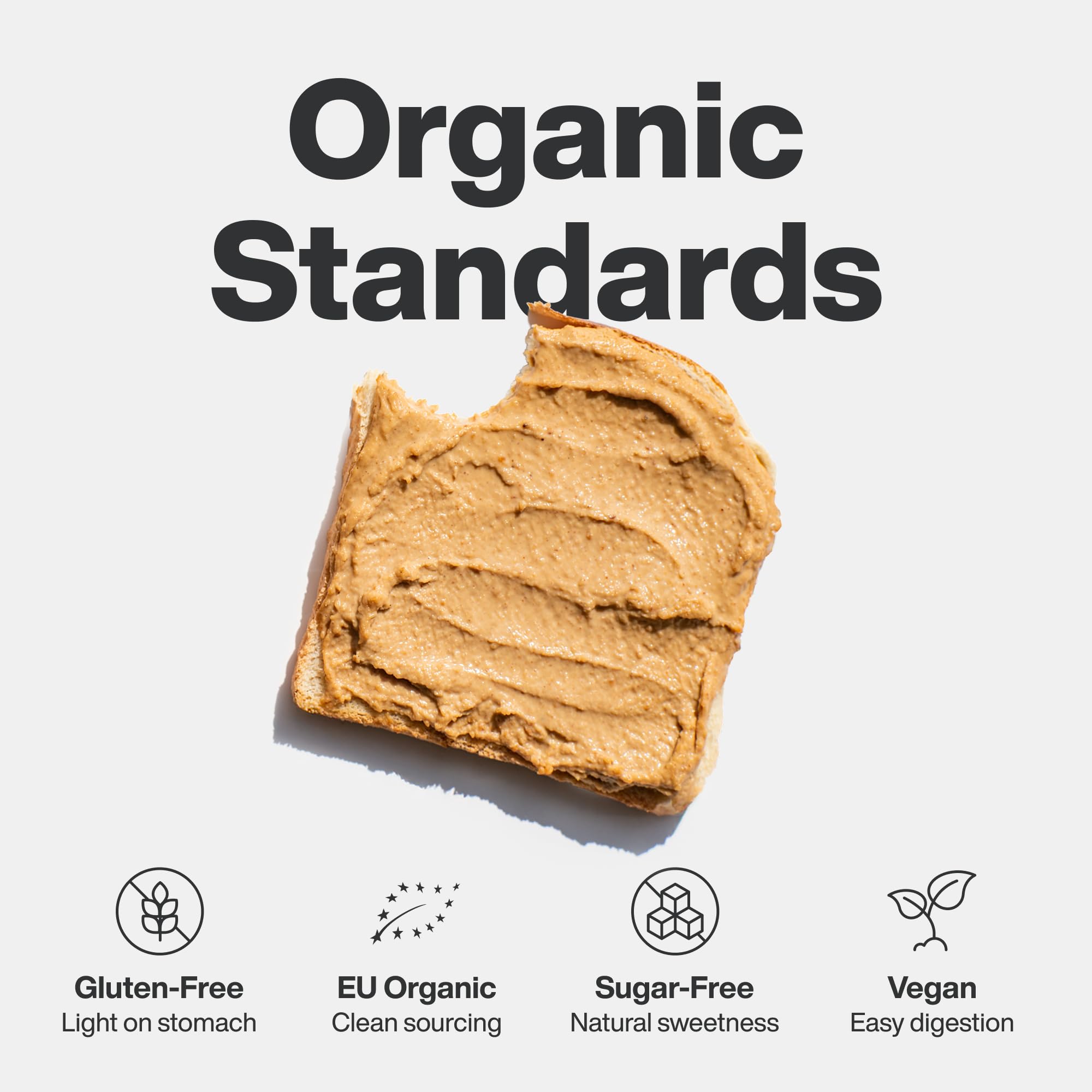Vilgain 100% Peanut Butter Smooth - 1000g | High Protein (25g/100g) | No Added Sugar or Palm Oil 7