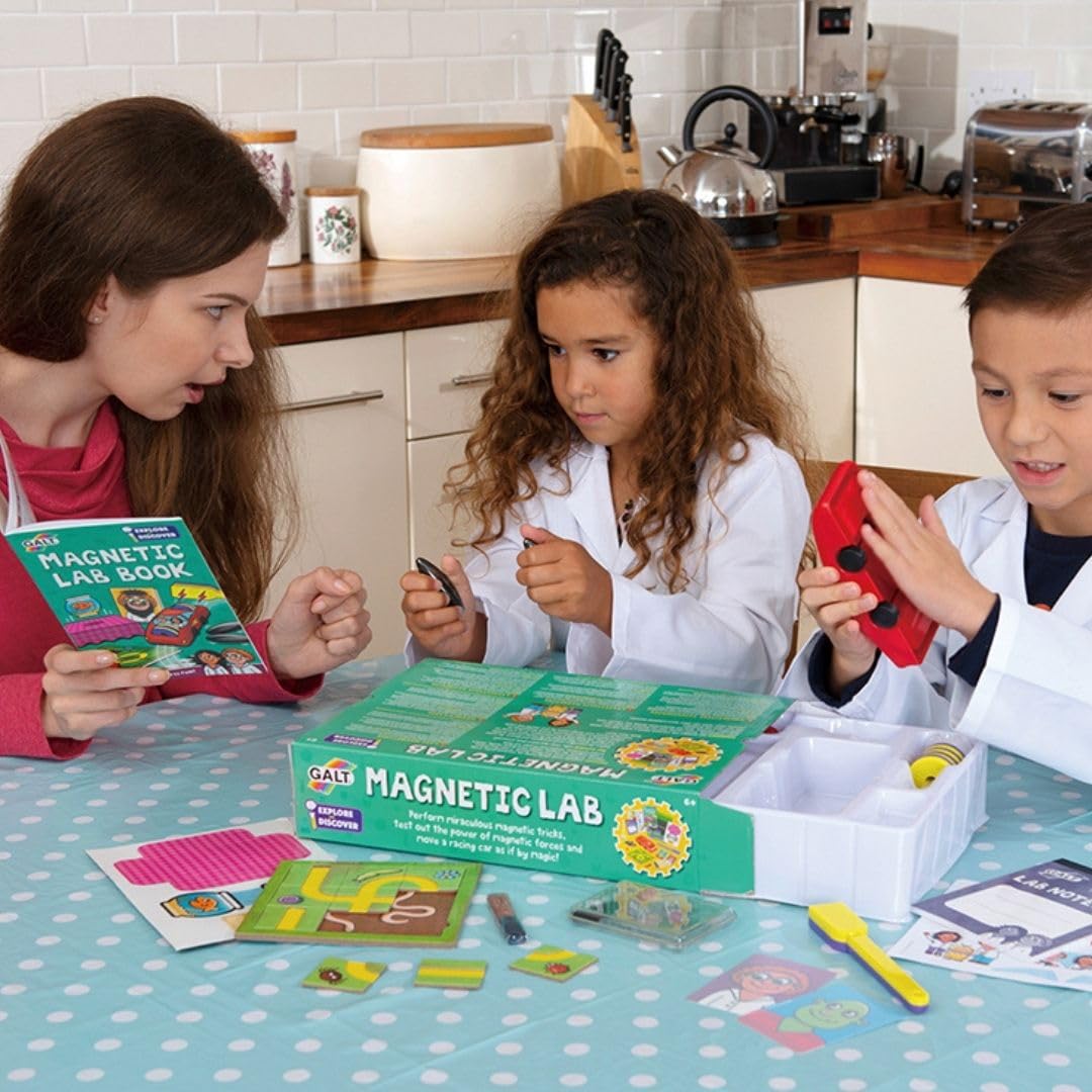 Galt Magnetic Lab Science Kit - 9 Experiments | Ages 6+ | STEM Learning 6