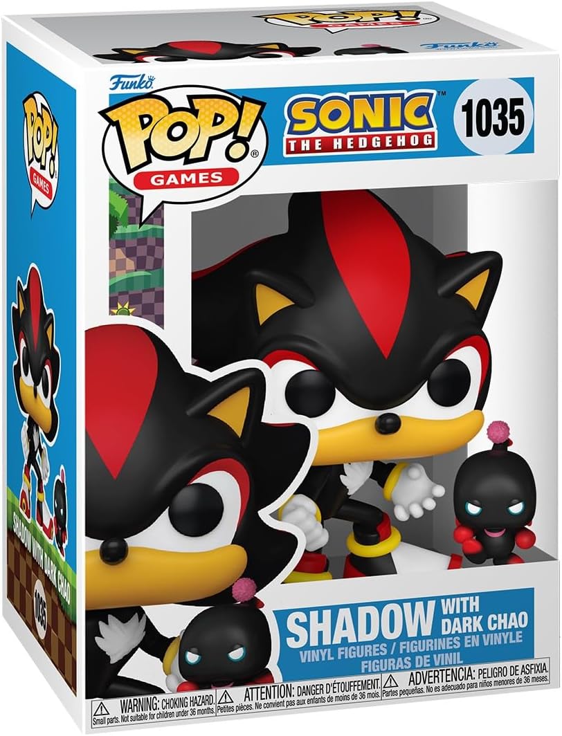 Funko Pop! Sonic the Hedgehog - Shadow the Hedgehog with DChao Vinyl Figure 1