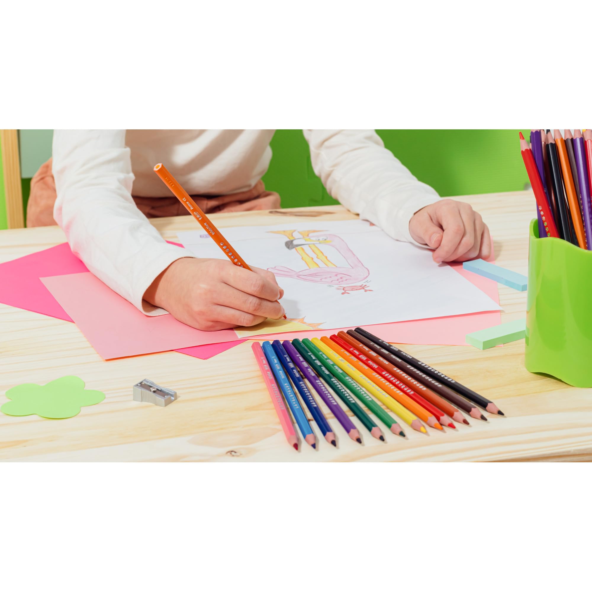 BIC Kids Evolution Colouring Pencils - 12 Pack | Vivid Colour | Easy to Sharpen | Ages 5+ 5