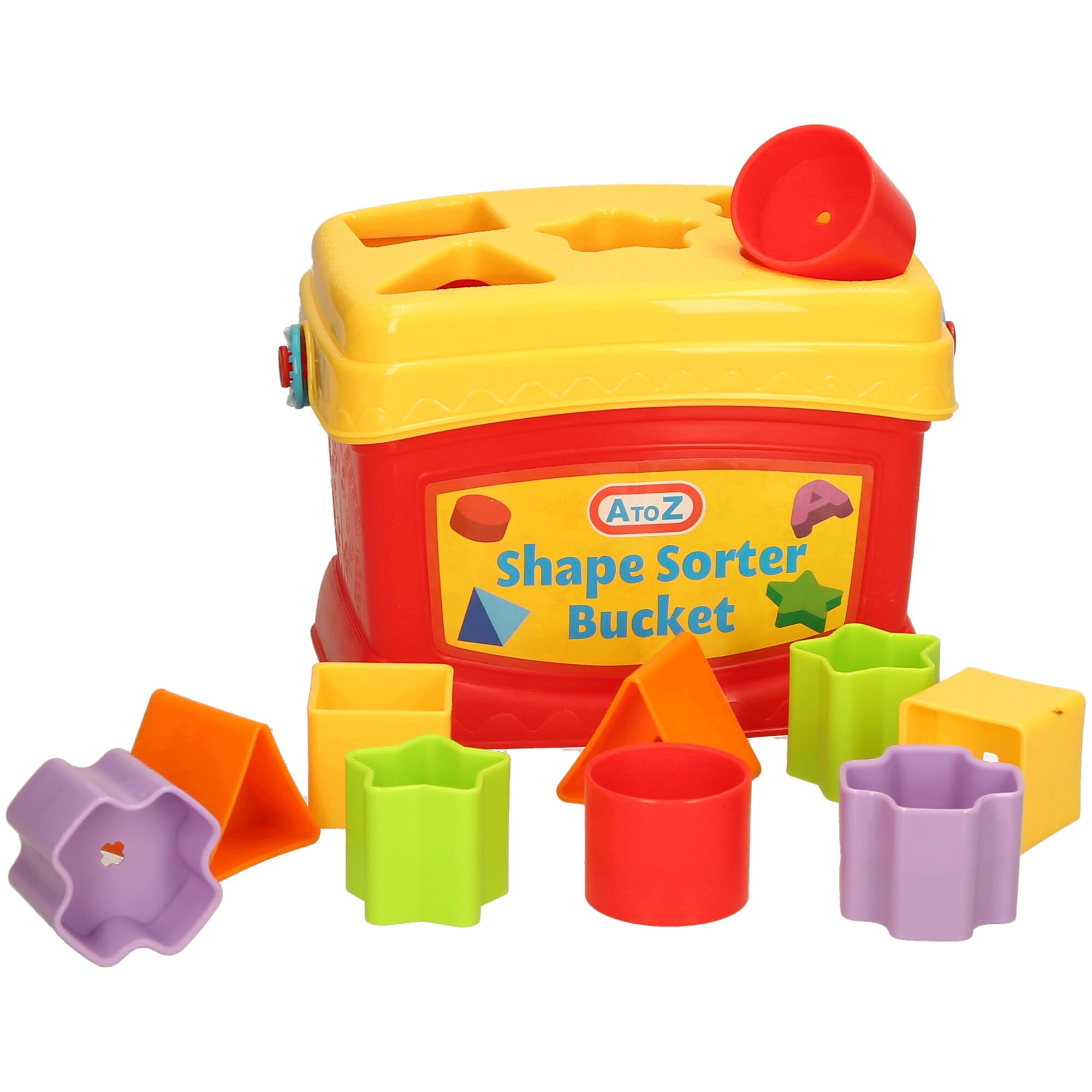 Atoz My 1st Shape Sorter Bucket - Educational Toy for 12+ Months | 10 Shapes