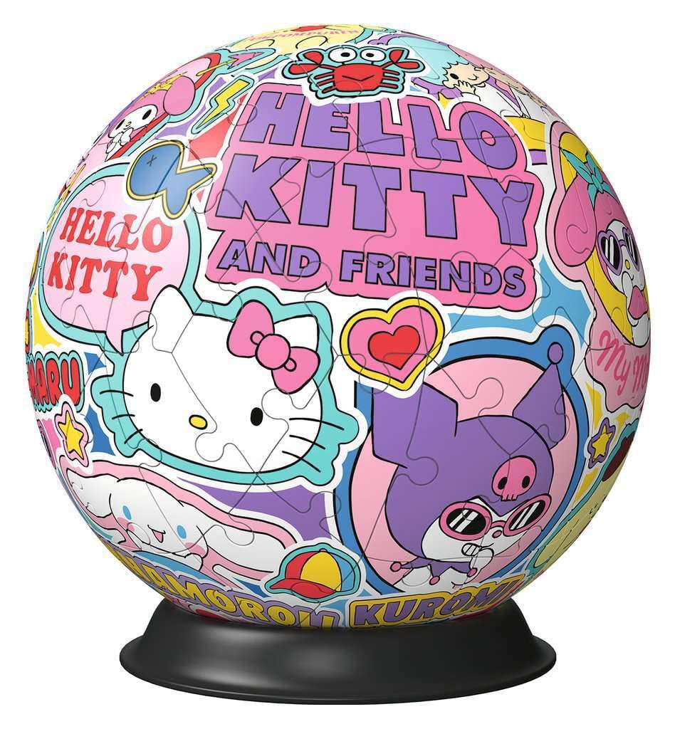 Ravensburger Hello Kitty 3D Jigsaw Puzzle - 72 Pieces, No Glue Required | Age 6+
