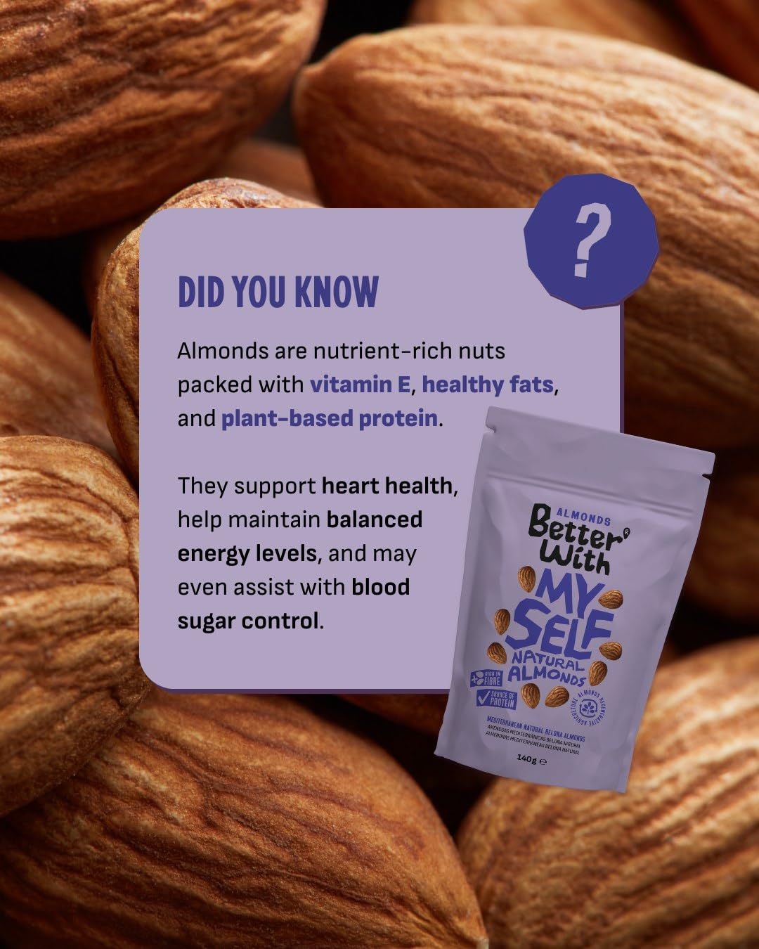 Better With Honey & Sea Salt Almonds - Sweet & Savoury Gourmet Snack | 120g 5