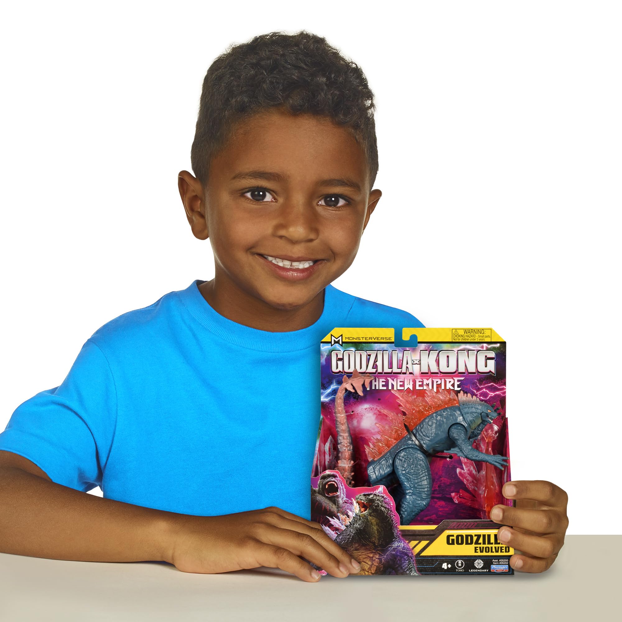 MonsterVerse Godzilla Evolved Action Figure Toy - 6-Inch, Heat Ray Feature | Ages 4+