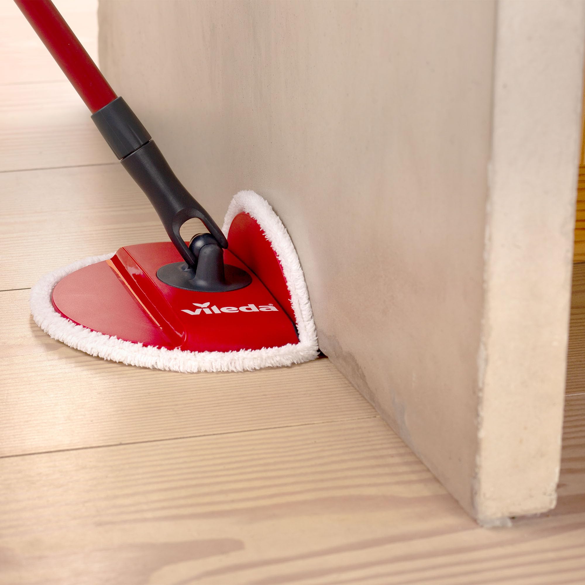 Vileda Spin & Clean Floor Mop and Bucket Set - Removes 99.9% Bacteria | Machine Washable Pad 3