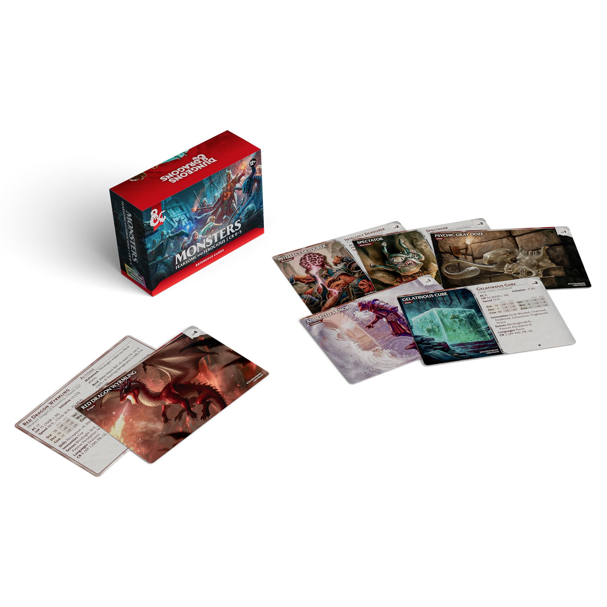 Dungeons & Dragons Reference Cards - Monsters (Fearsome and Ferocious) | 101 Cards | English 3