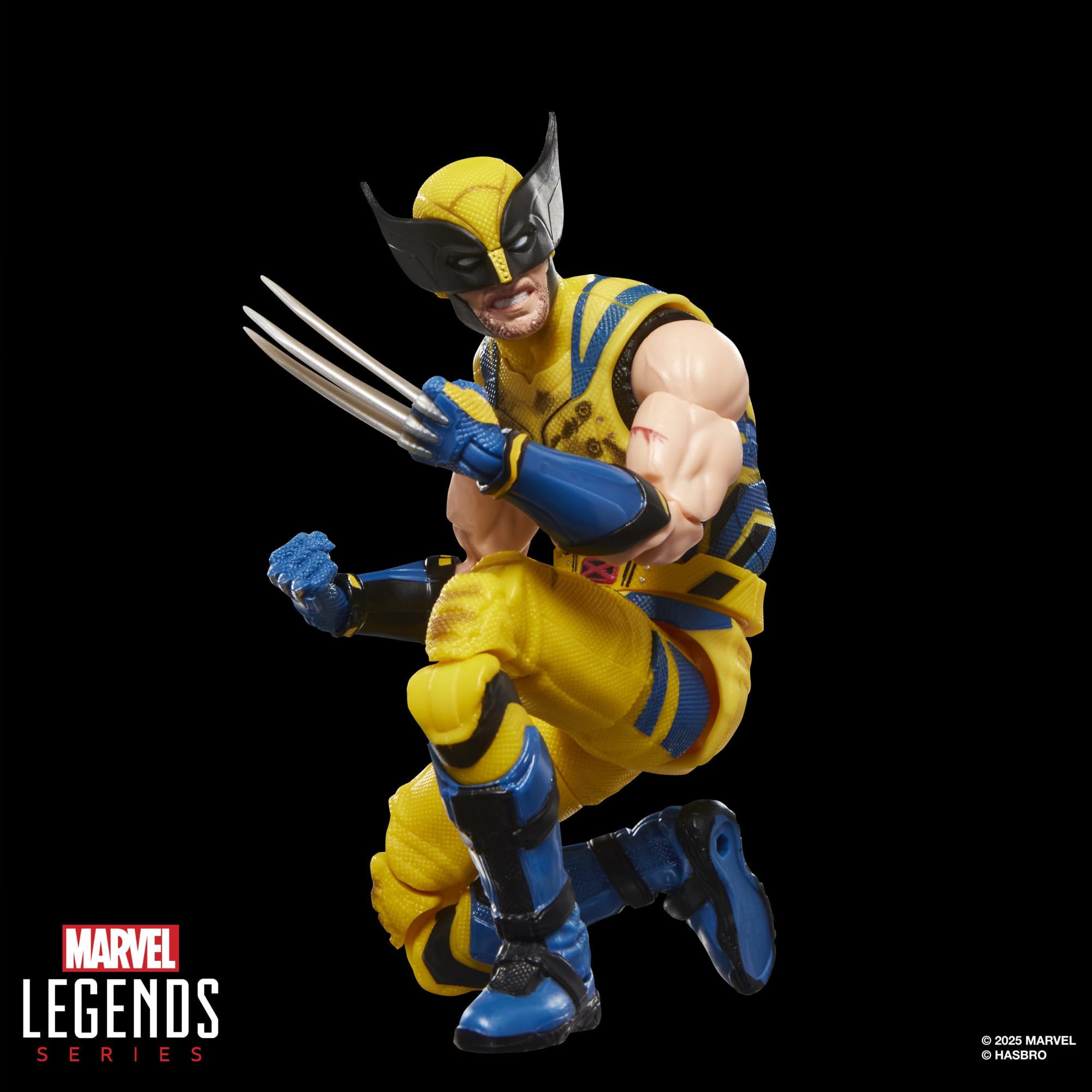 Marvel Legends Series Wolverine Action Figure - 6-Inch Scale, Movie-Inspired Design | Hasbro 3