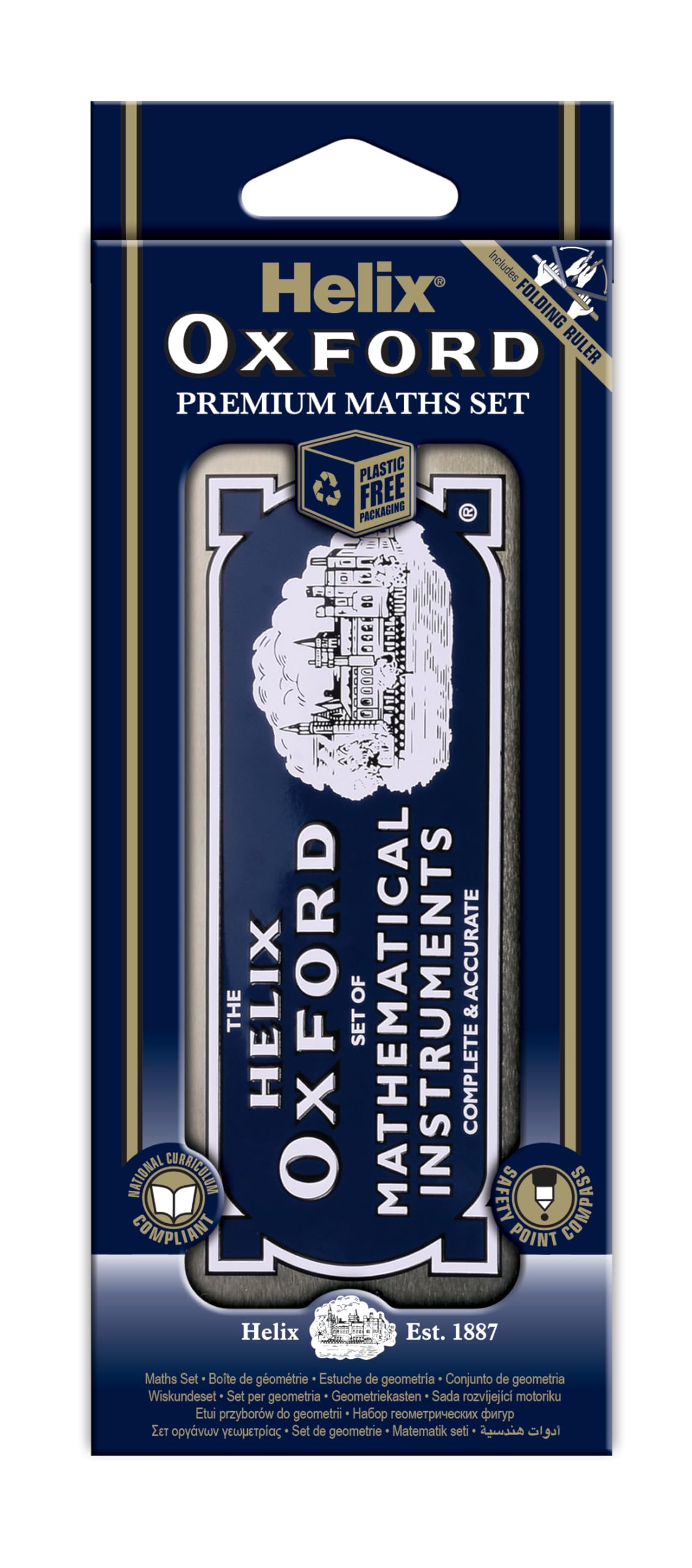 Helix Oxford Premium Mathematik-Set Geometrie-Set 6