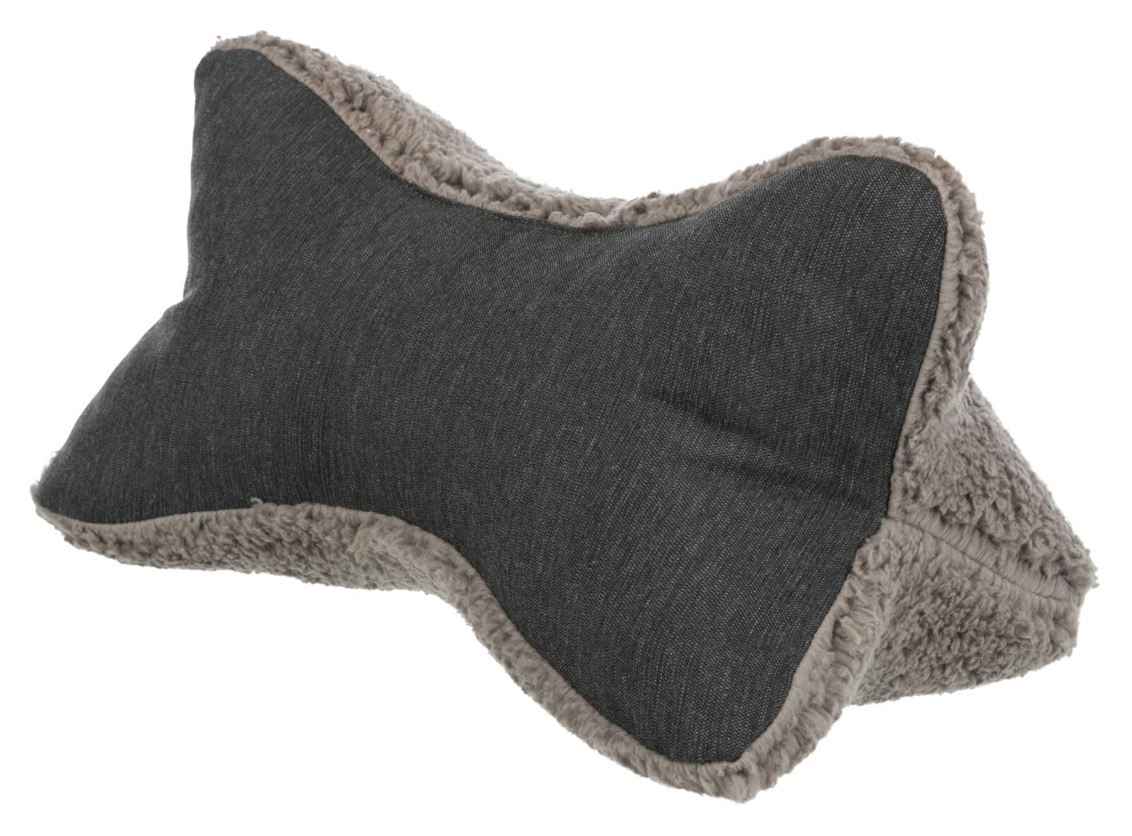TRIXIE Pillow Bendson for Dogs - Ergonomic Comfort | 40 x 22 cm | Light Grey/Dark Grey 3