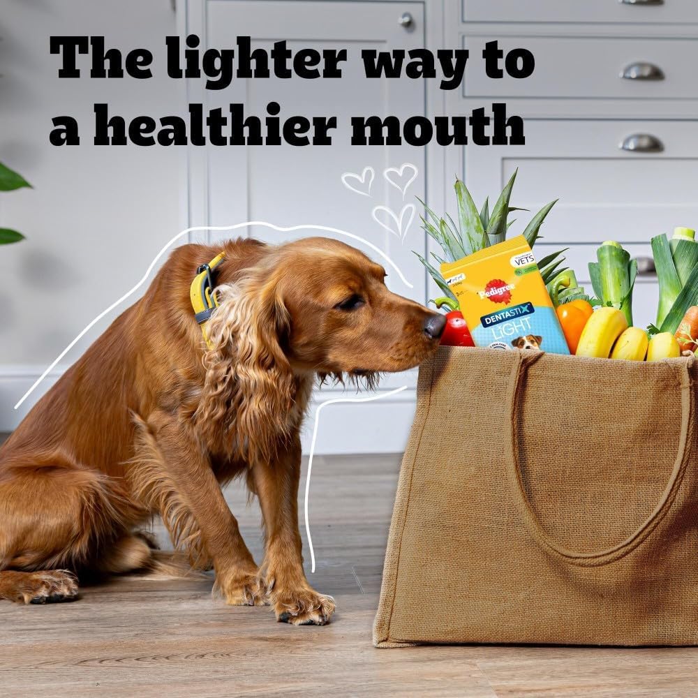 Pedigree Dentastix Light Dental Sticks - Medium Dog Treats | Low Fat | Reduces Tartar by 85% 8