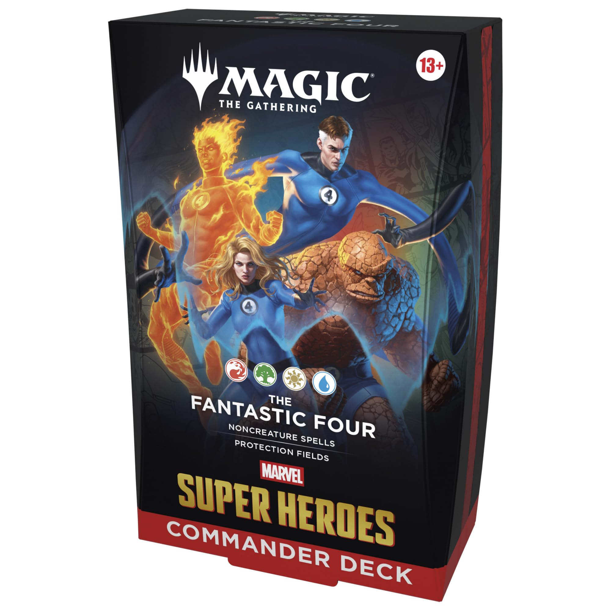 Magic: The Gathering Marvel Super Heroes Commander Deck - The Fantastic Four | Unisex Adult 1