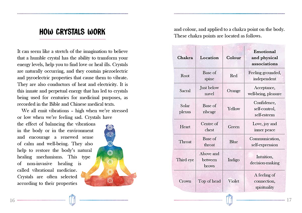 Summersdale The Little Book of Crystals - Beginner's Guide to Crystal Healing | Paperback 3