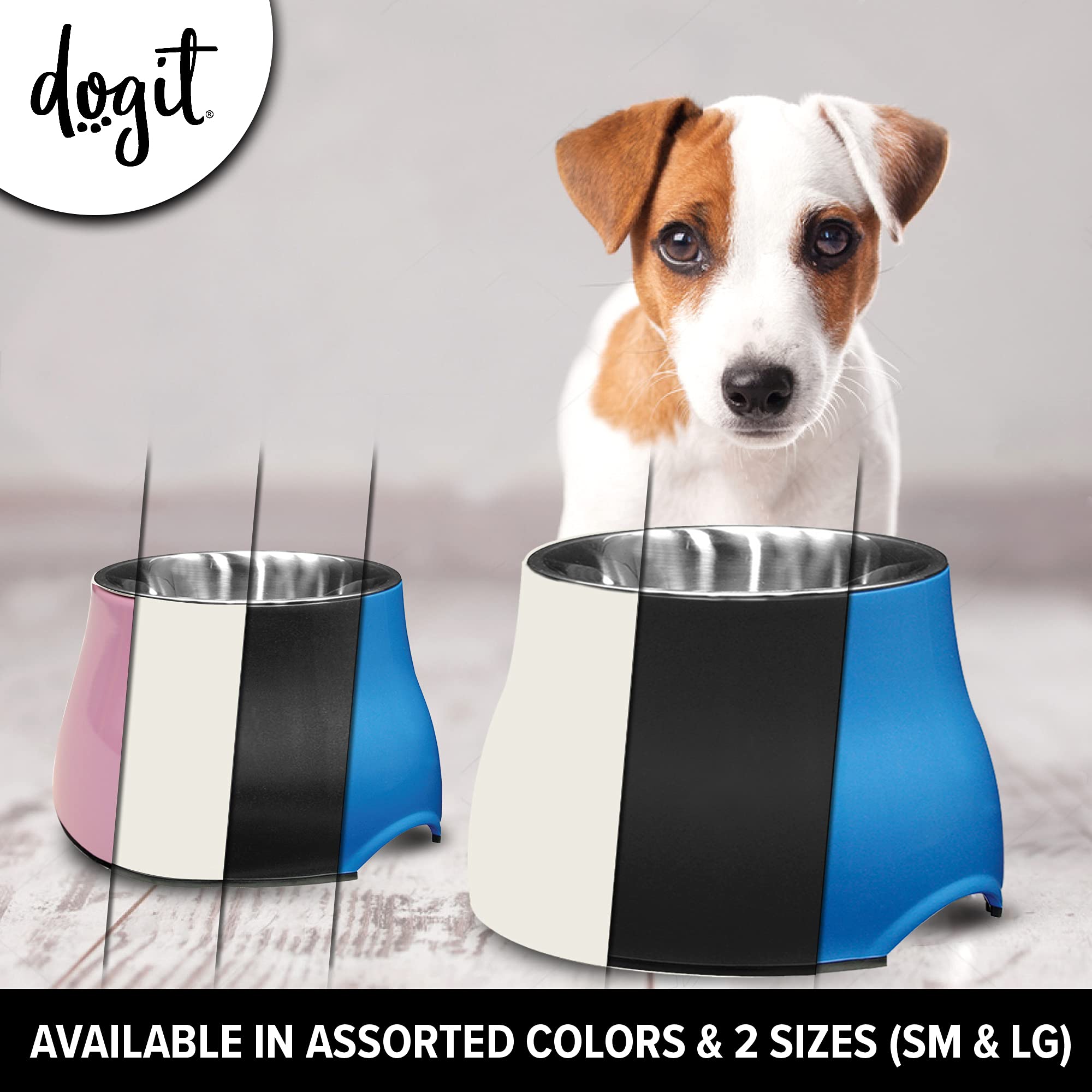 Dogit 2-in-1 Elevated Dog Bowl - 900 ml Capacity | Stainless Steel Insert | Nonslip Base 5